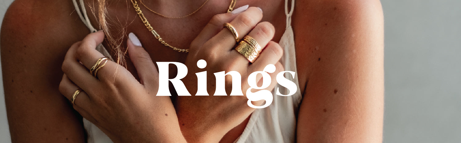 Luna & Rose sustainable Jewellery Gold Rings
