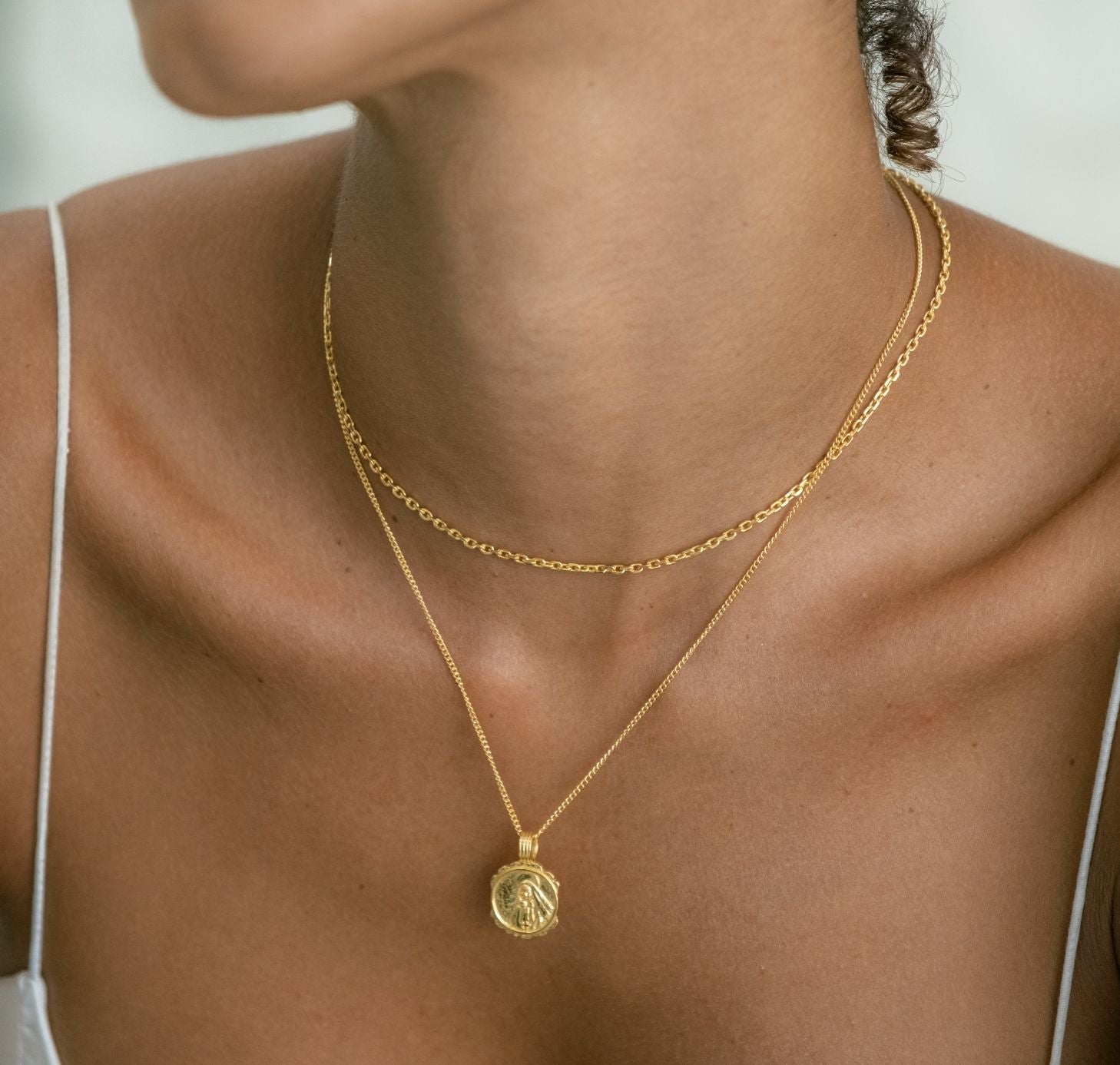 St Cabrini - Patron Saint of Immigrants - Gold