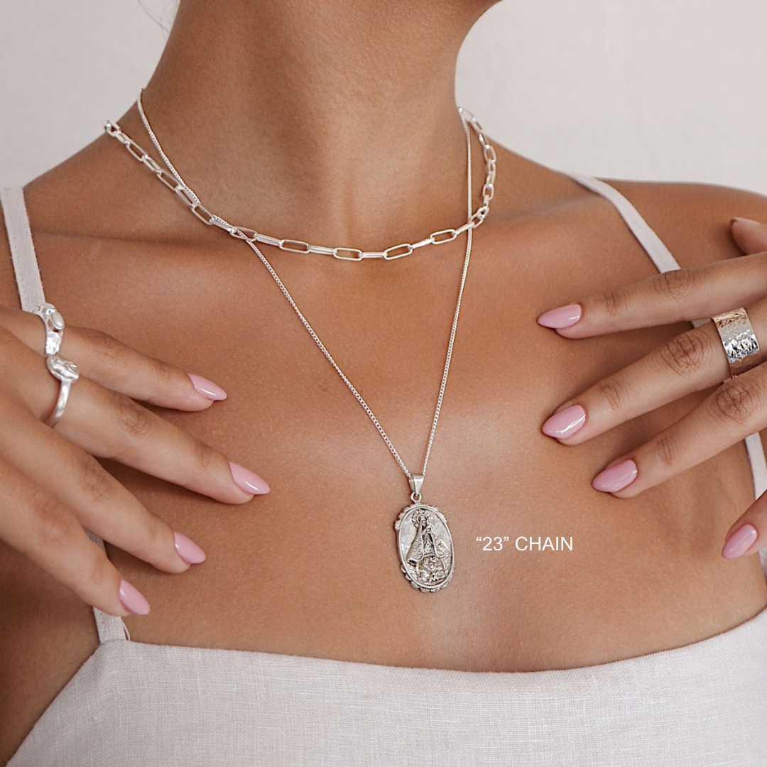 Our Lady of Charity - Patroness of Cuba Necklace - Silver