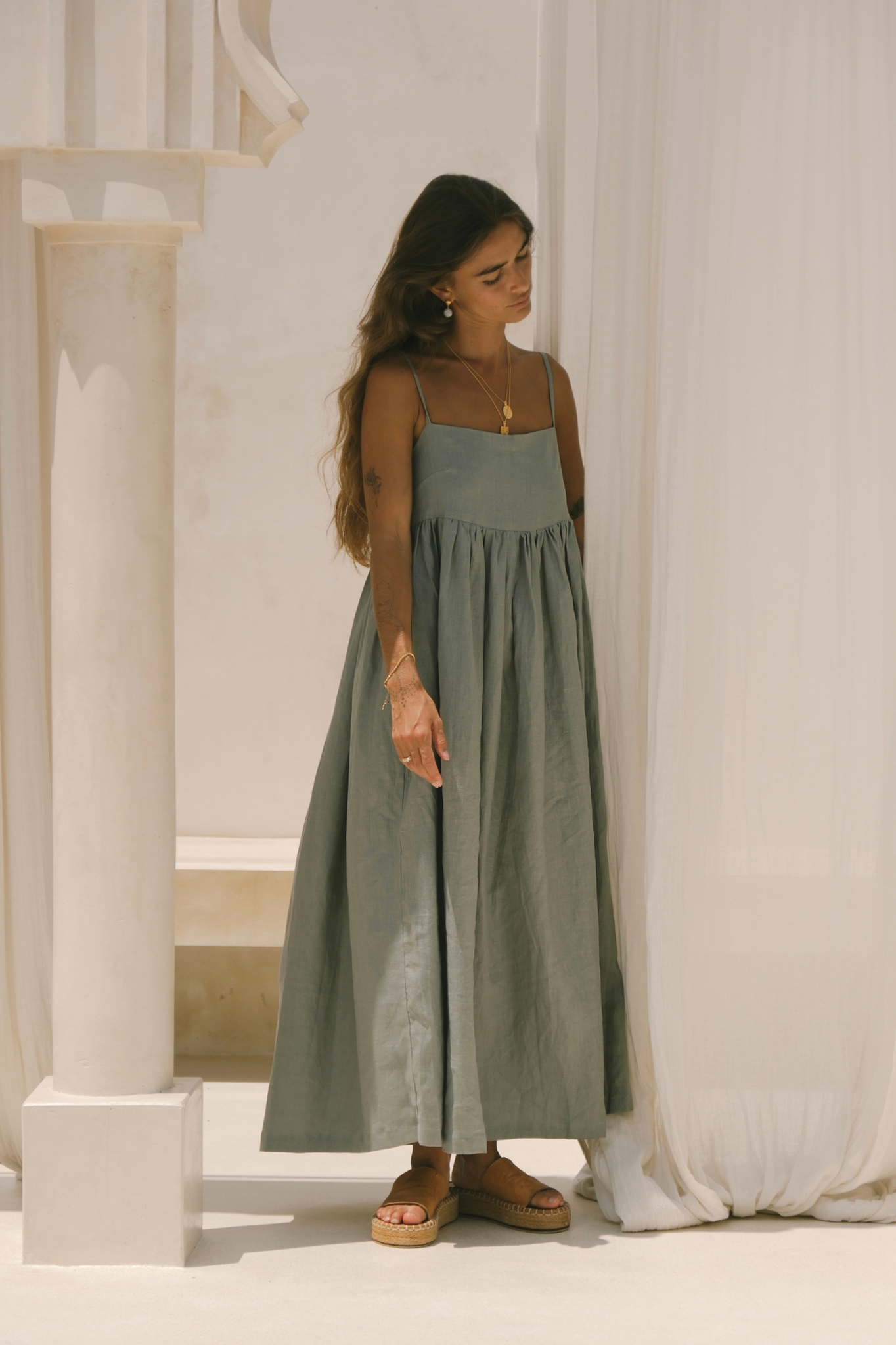 JUNIPER DRESS - Sage