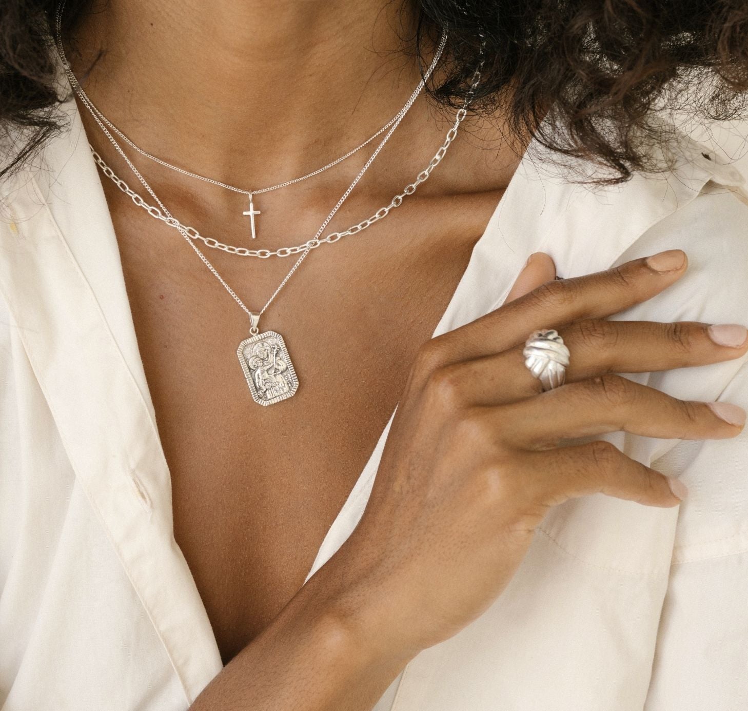 St Anthony - Patron Saint of Miracles - Silver