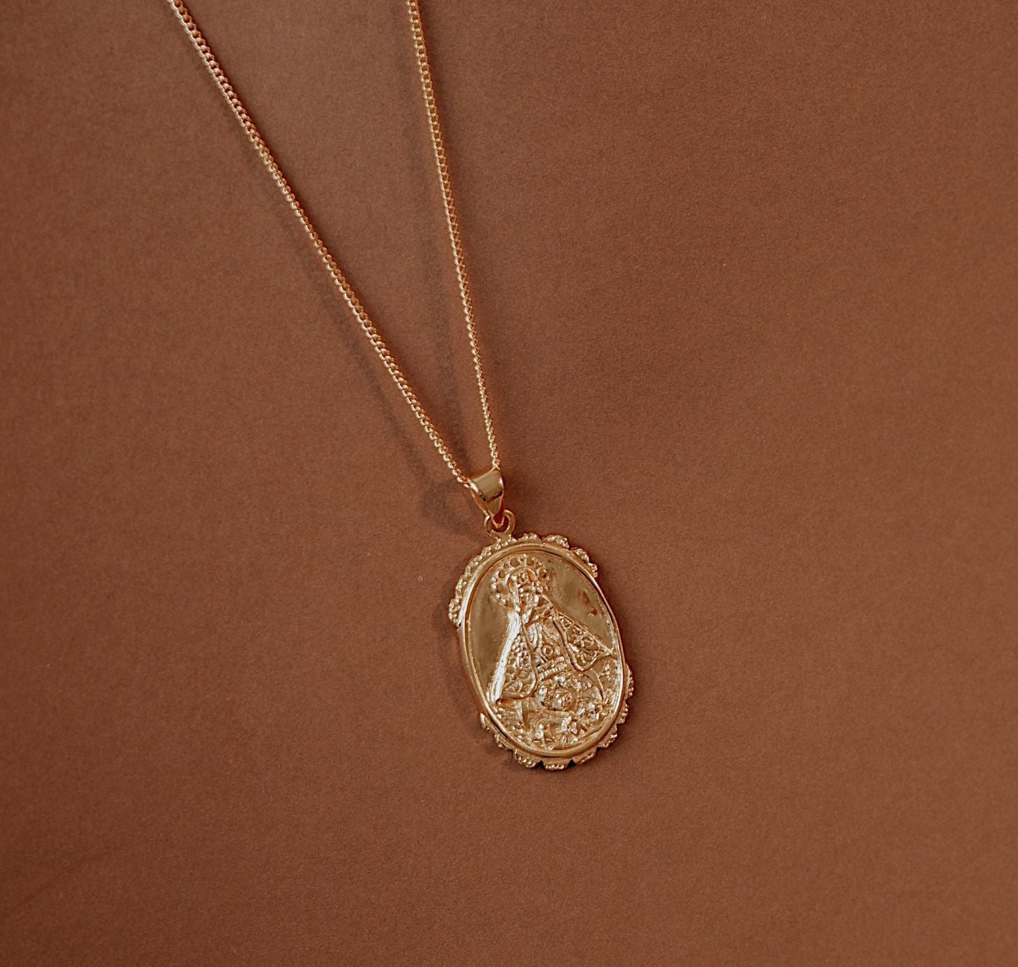 Our Lady of Charity - Patroness of Cuba - CHARM ONLY - Gold