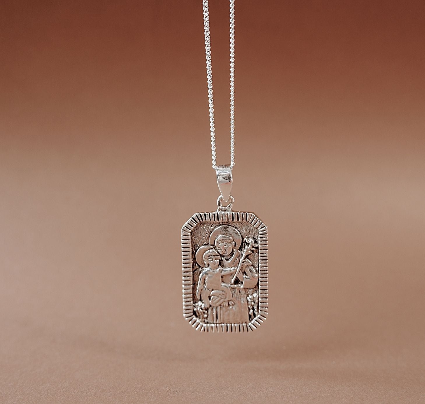 St Anthony - Patron Saint of Miracles - Silver