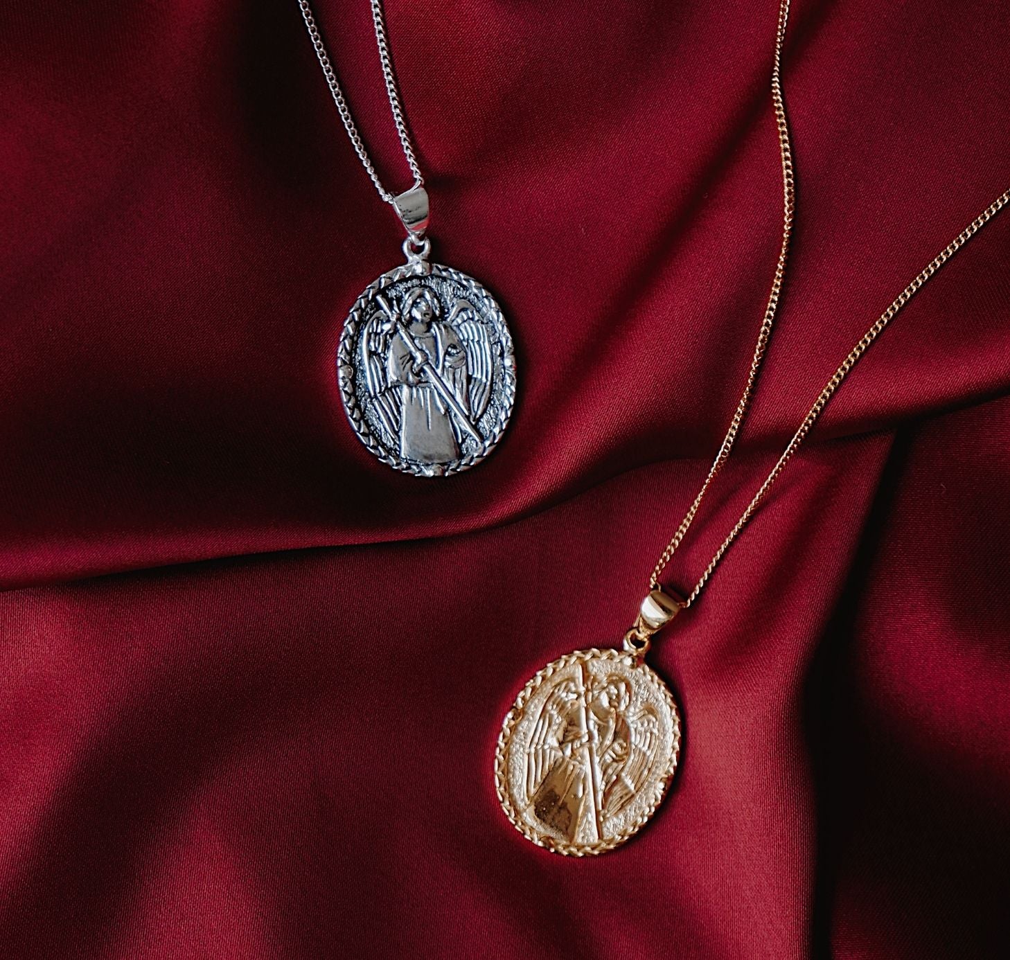 St Raphael - Patron Saint of Happy Meetings, Doctors & Nurses - Silver