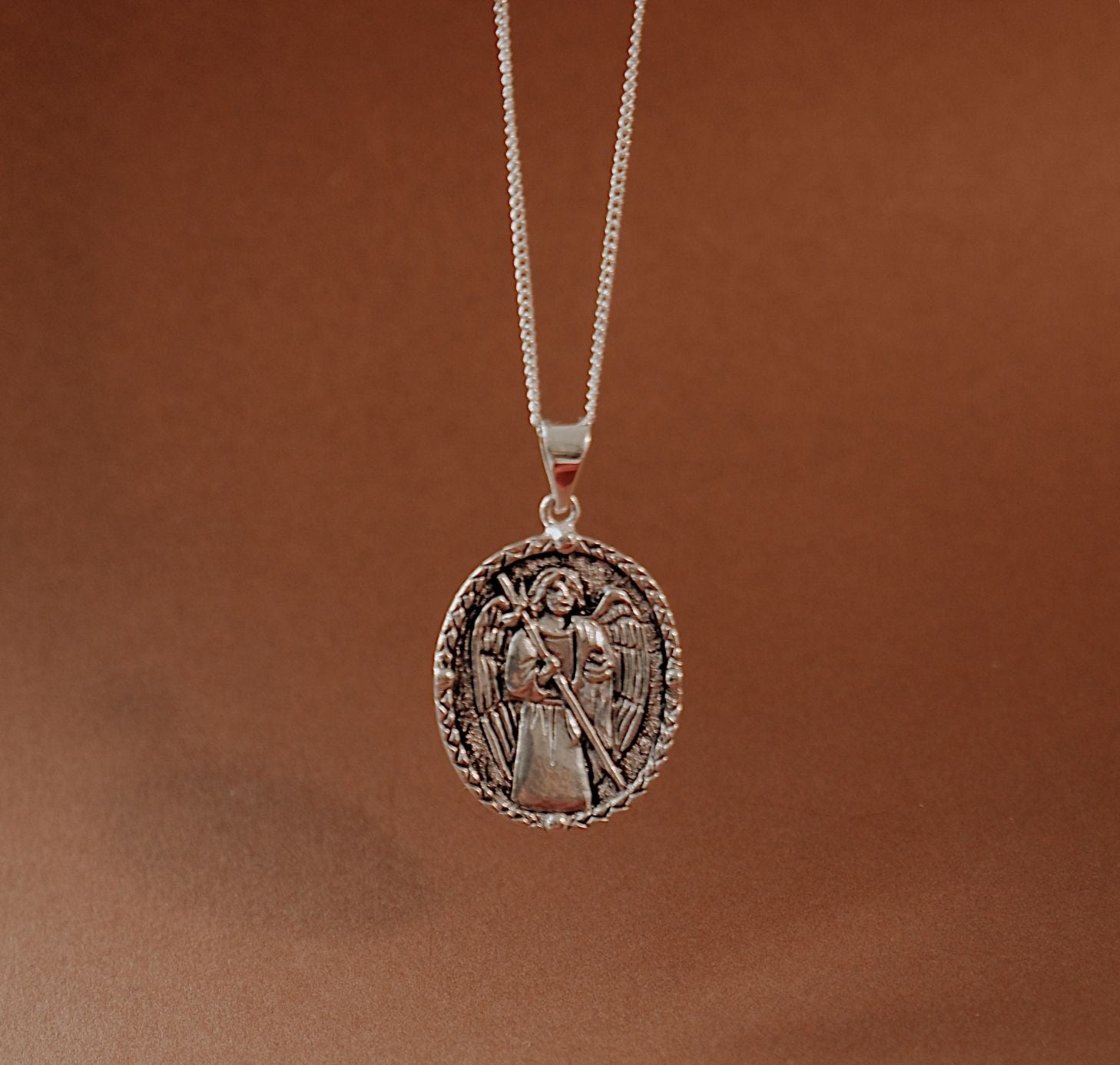 St Raphael - Patron Saint of Happy Meetings, Doctors & Nurses - Silver