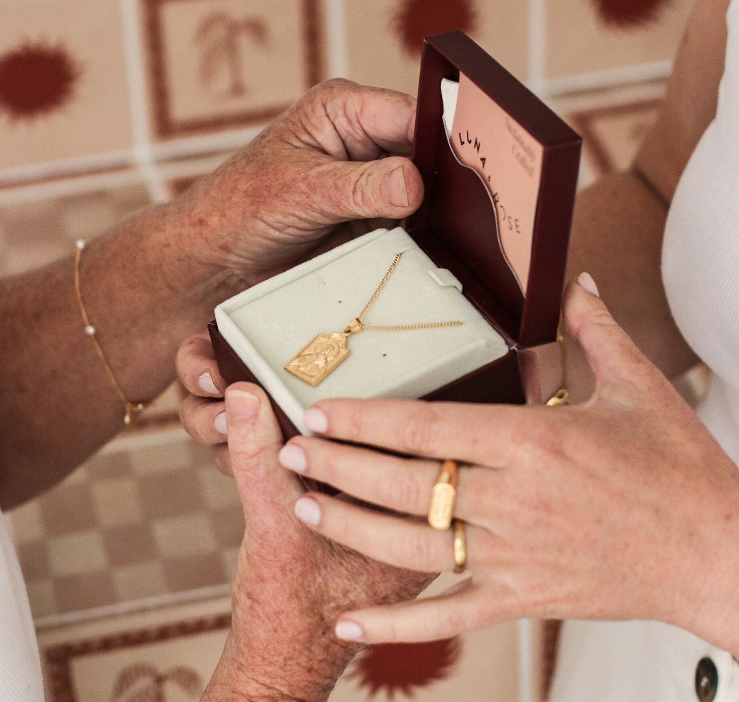 St Nicholas - Patron Saint of Children - Gold