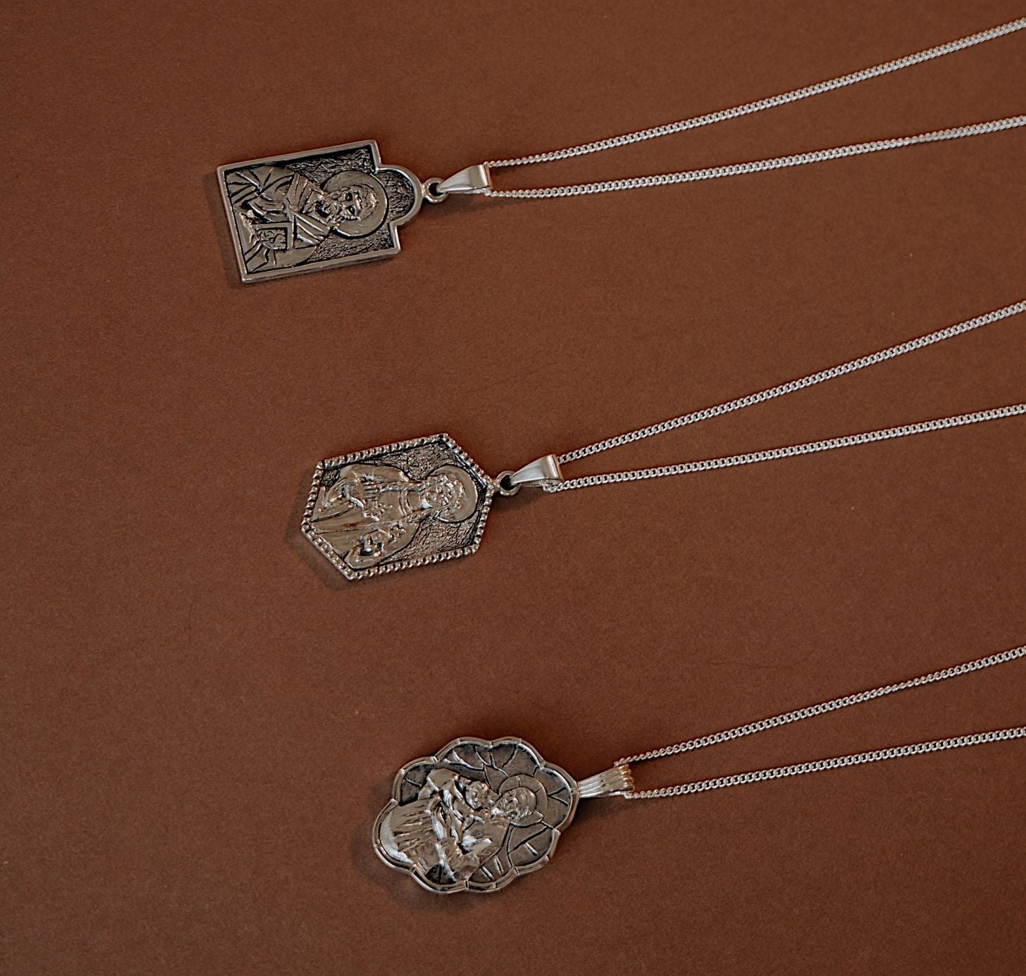 St Nicholas - Saint of Children, Sailors & Merchants - CHARM ONLY - Silver