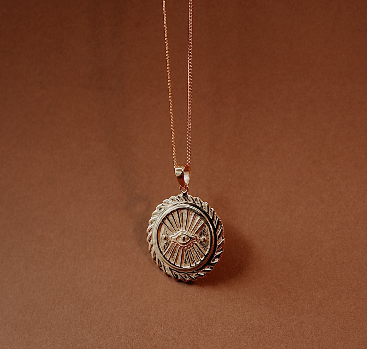 SUZANNE 'PROTECTION' NECKLACE PENDANT - GOLD