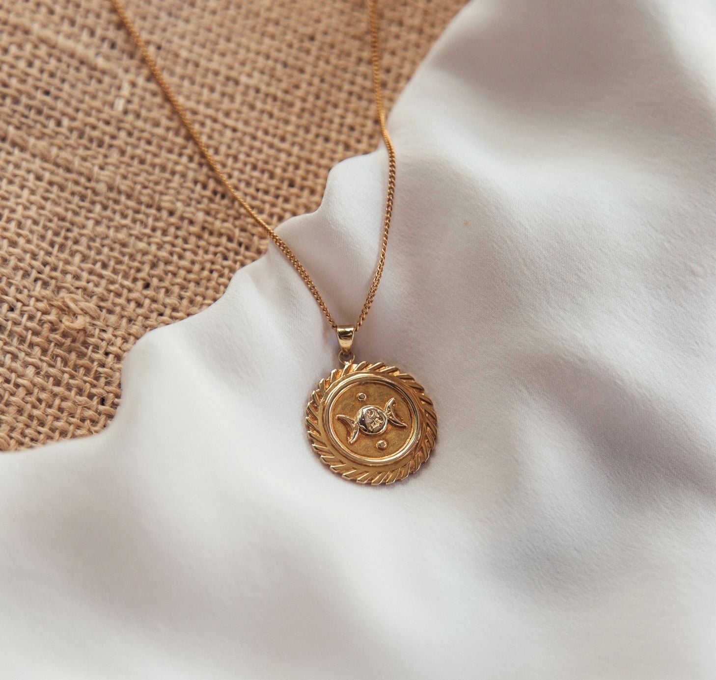 9KT SOLID GOLD - SUZANNE 'PROTECTION' NECKLACE