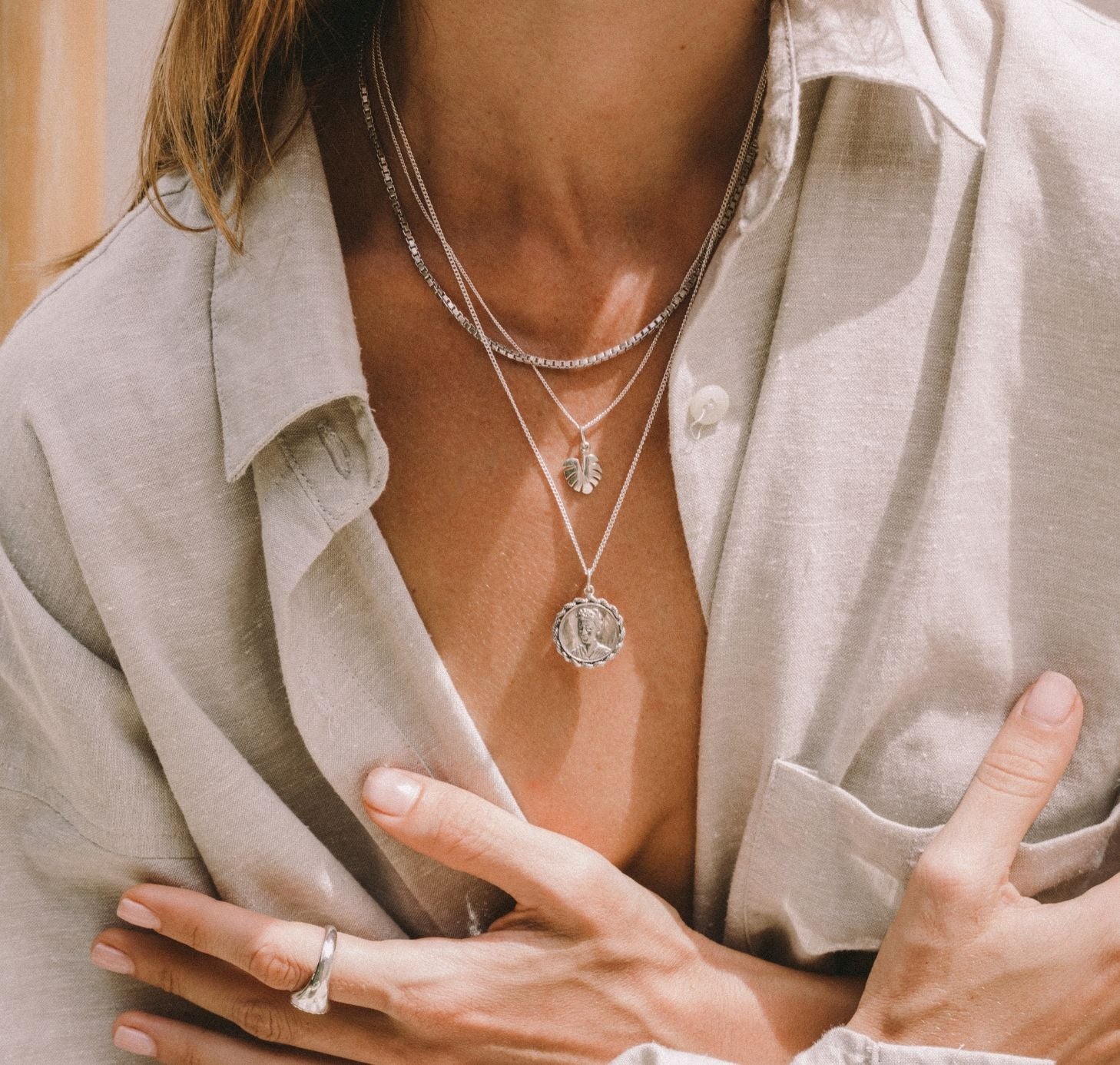 MAGDALENA NECKLACE - SILVER