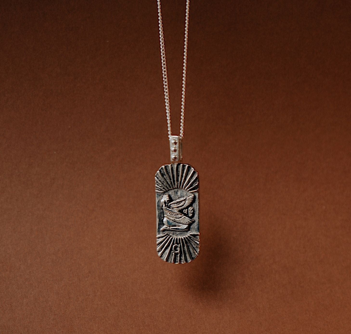 Truth & Good Luck Necklace (Reversible) - Silver