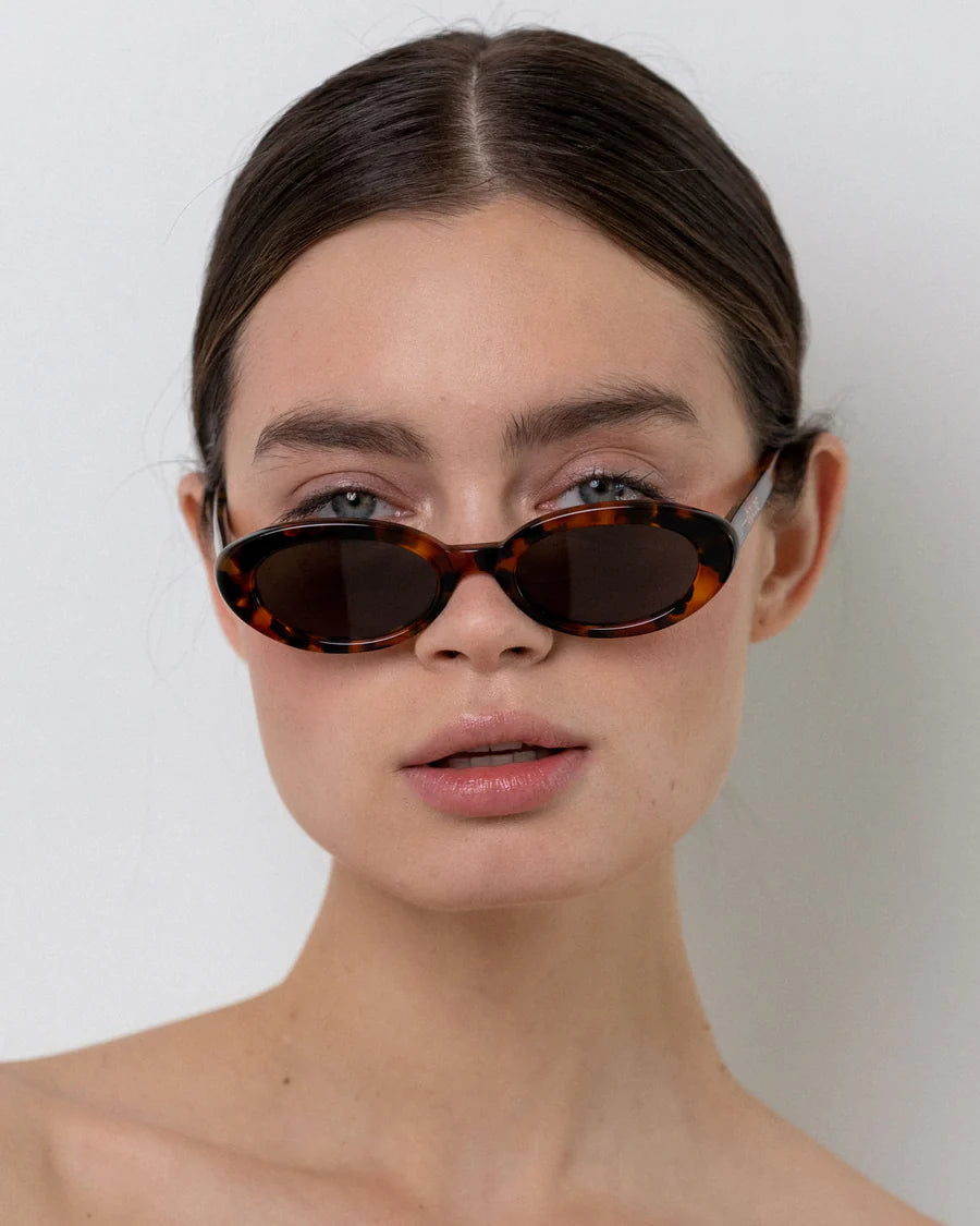 Lu Goldie - Sylvie Tortoise Sunglasses