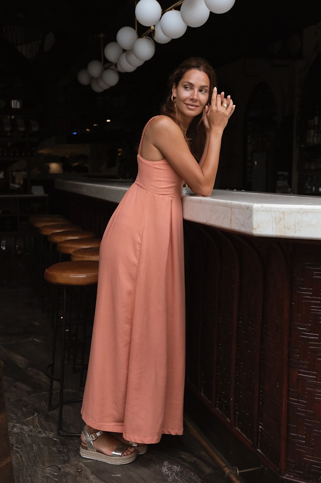JASMINE DRESS - Vintage Blush