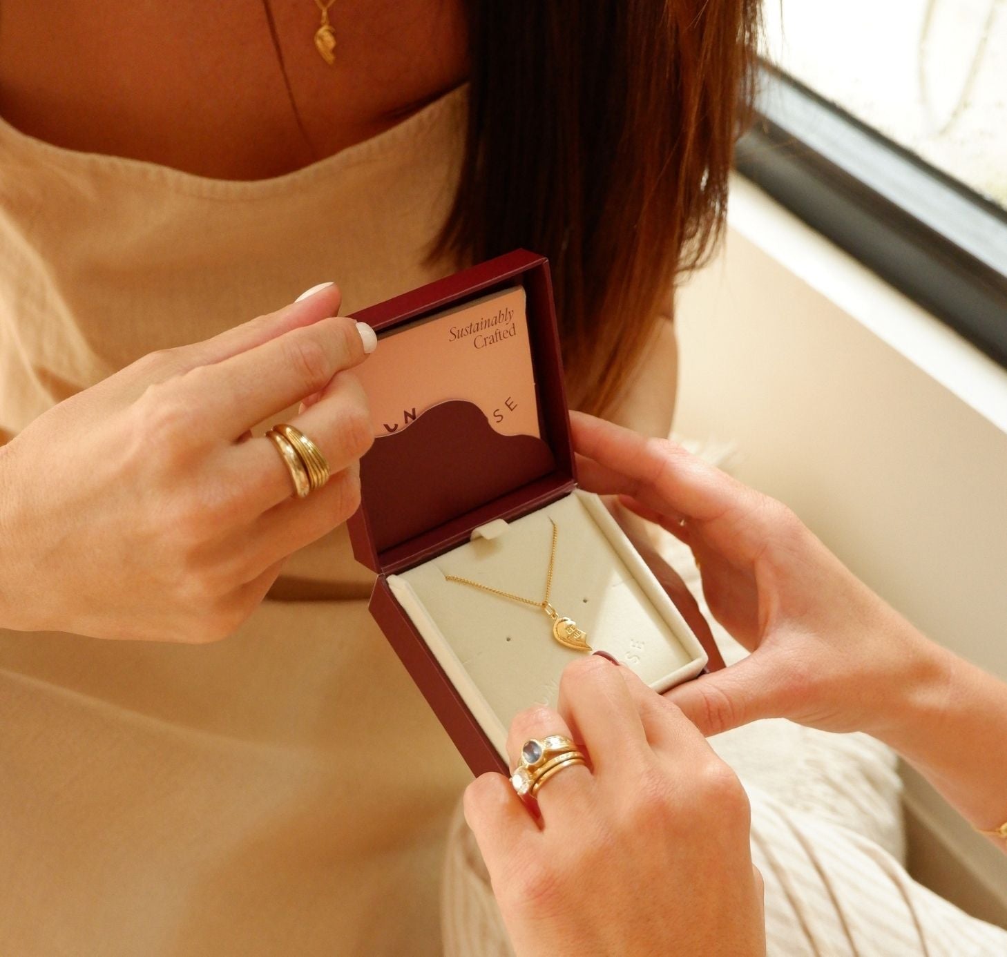 BFF Broken Heart Necklace SET - Gold