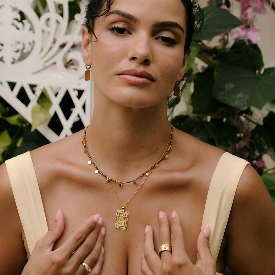 Doom & Bloom Necklace - Tahnee Kelland x Luna & Rose - Gold