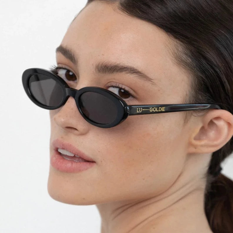 Lu Goldie Sylvie Sunglasses on Luna & Rose