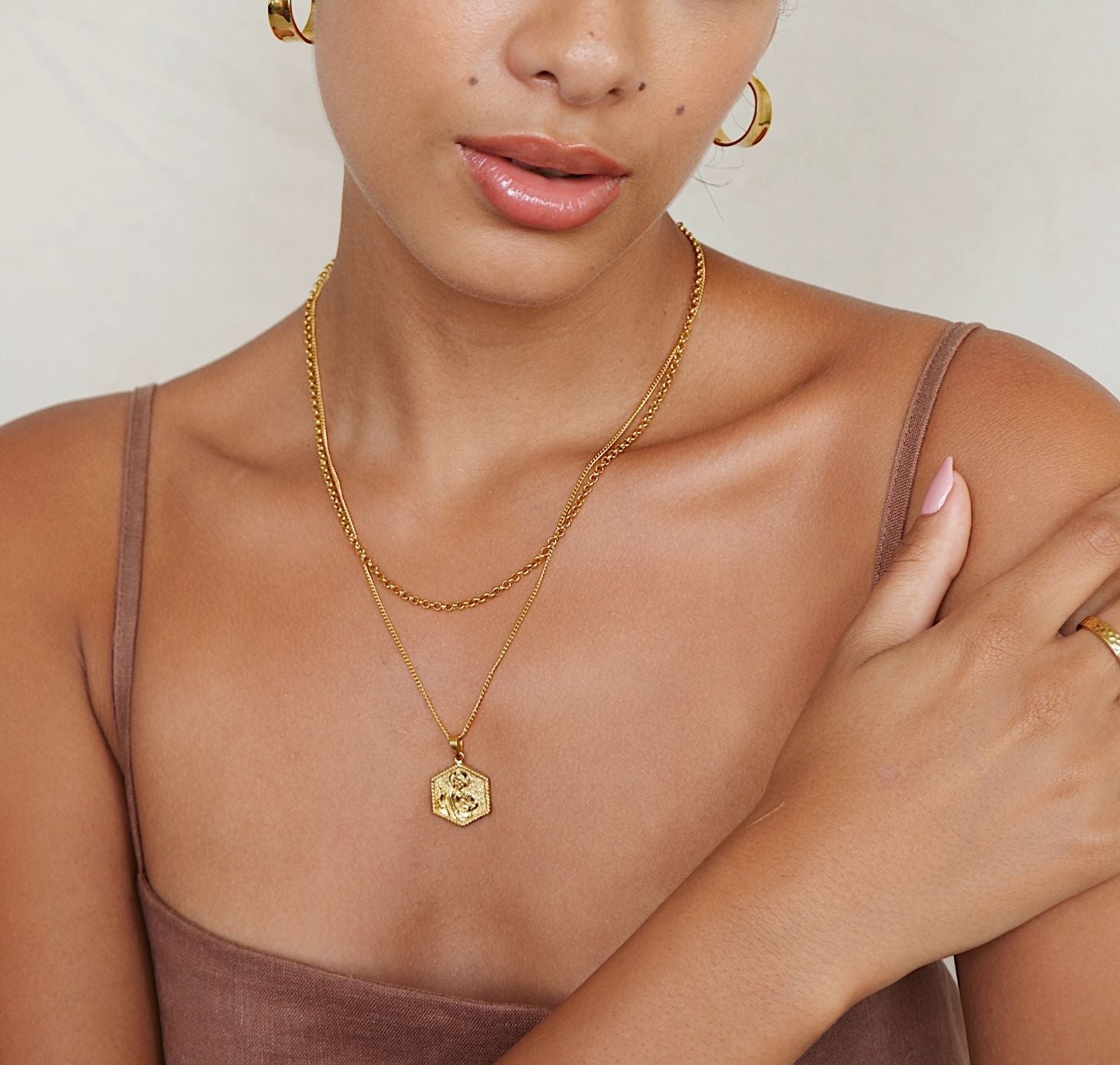 9KT SOLID GOLD - St Jude - Patron Saint of Hope & The Impossible