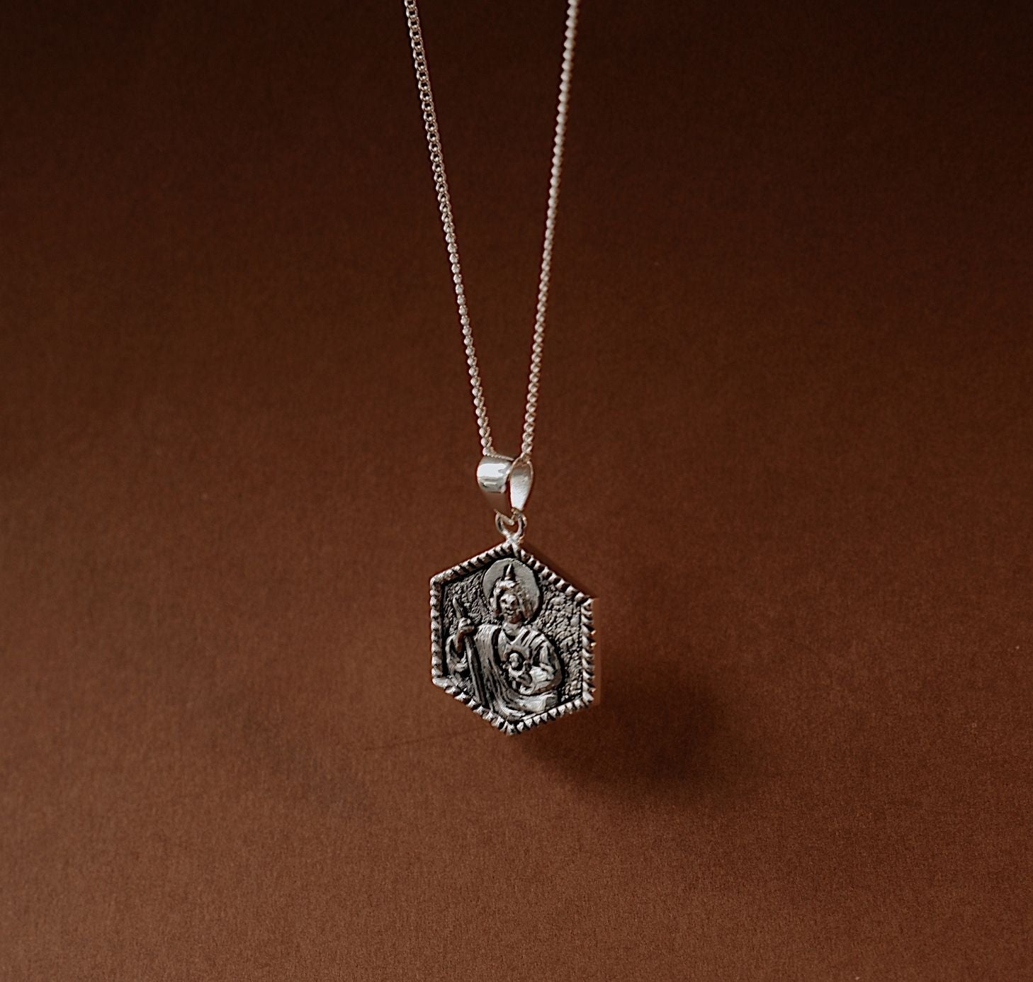 St Jude - Patron Saint of Friendship & Loyalty CHARM ONLY - Silver