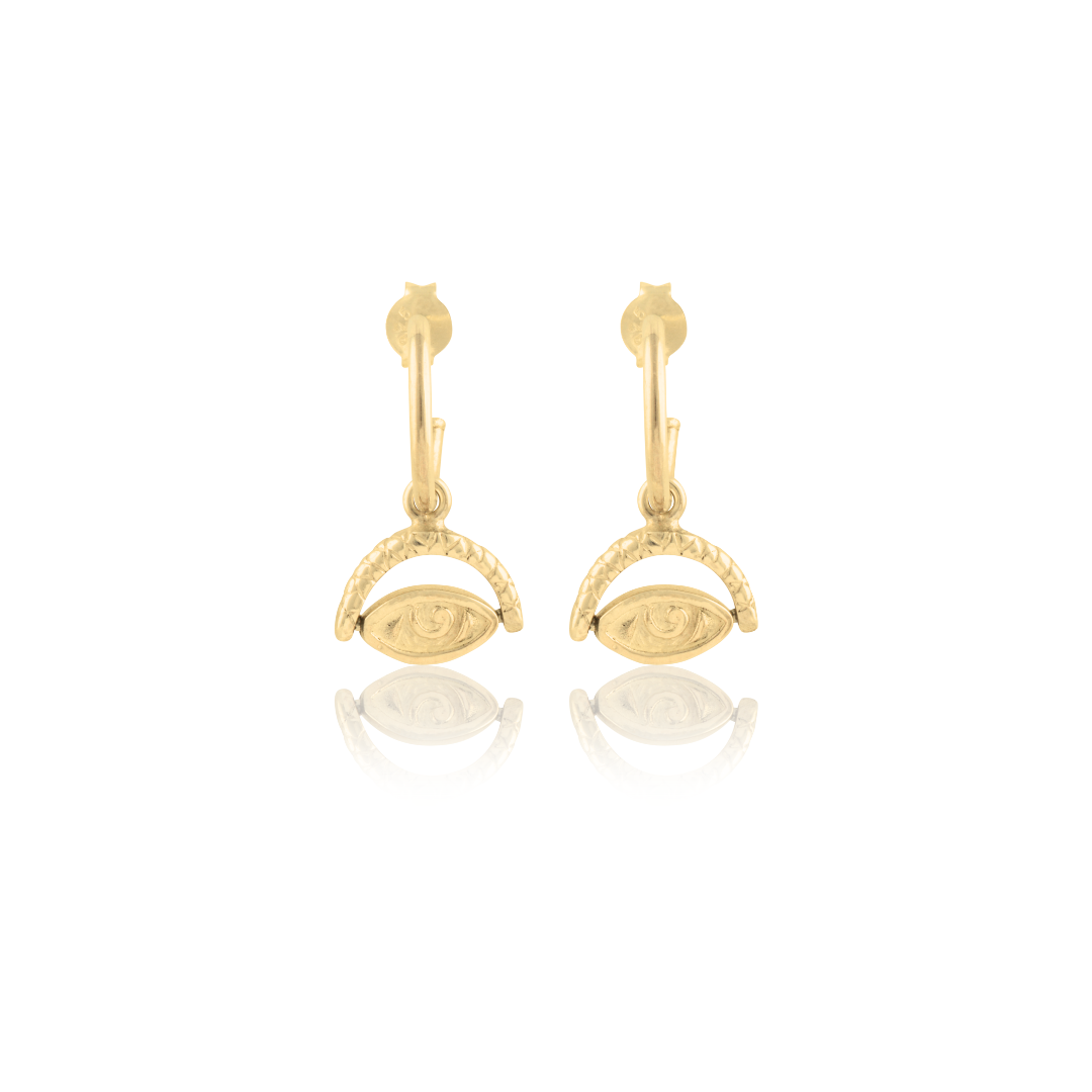 Protection Earrings -  Gold Eco-friendly Balinese accessories