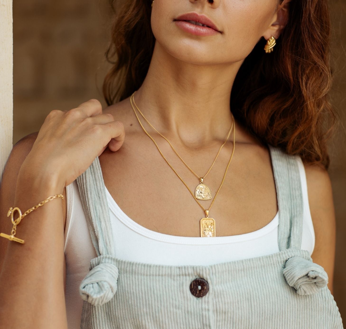 St Assisi - Patron Saint of Animals & Environment - CHARM ONLY - Gold