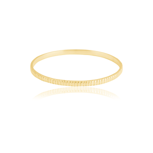 The MET Stripe Bracelet - Gold 4mm