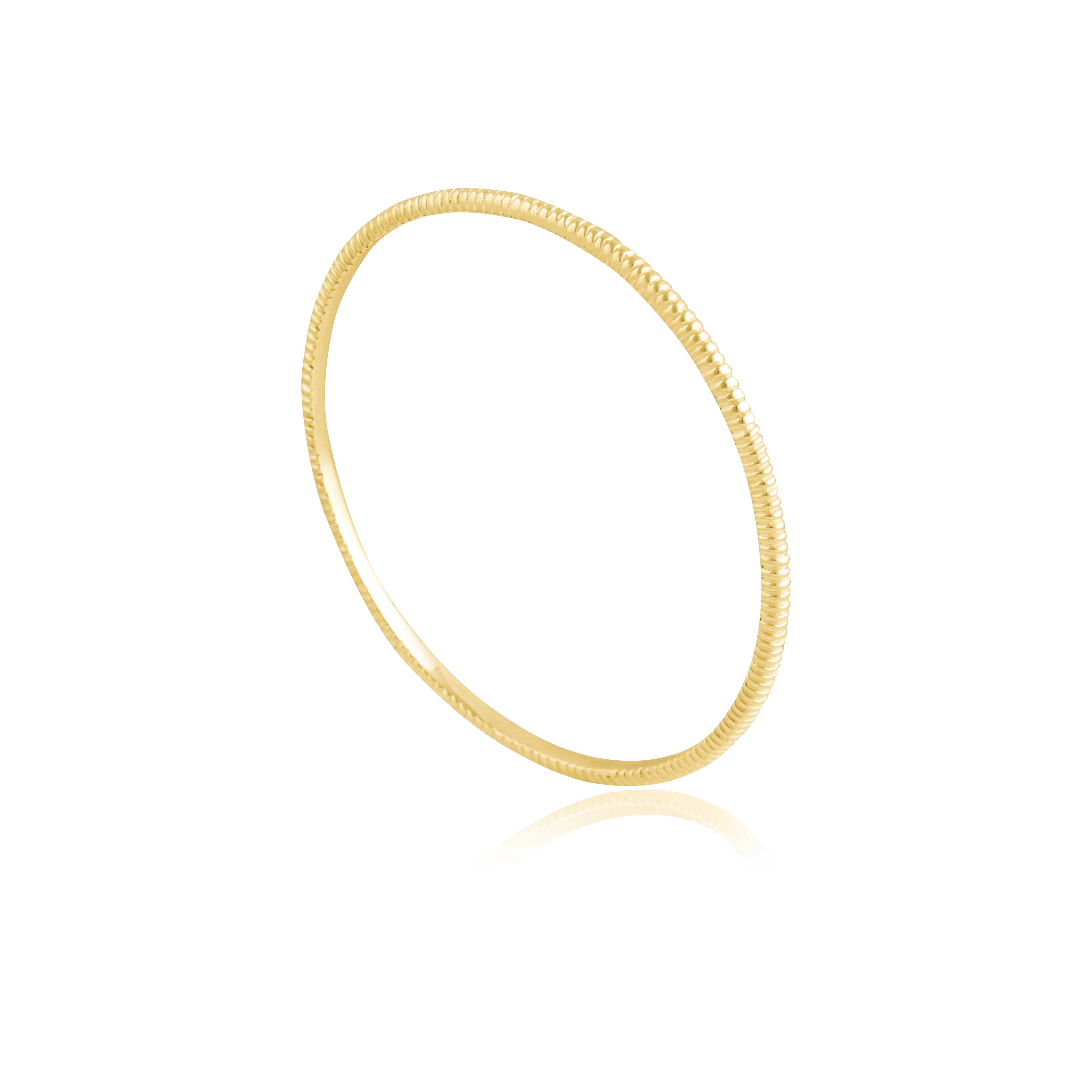 The Baby MET Stripe Bracelet - Gold 2.5mm