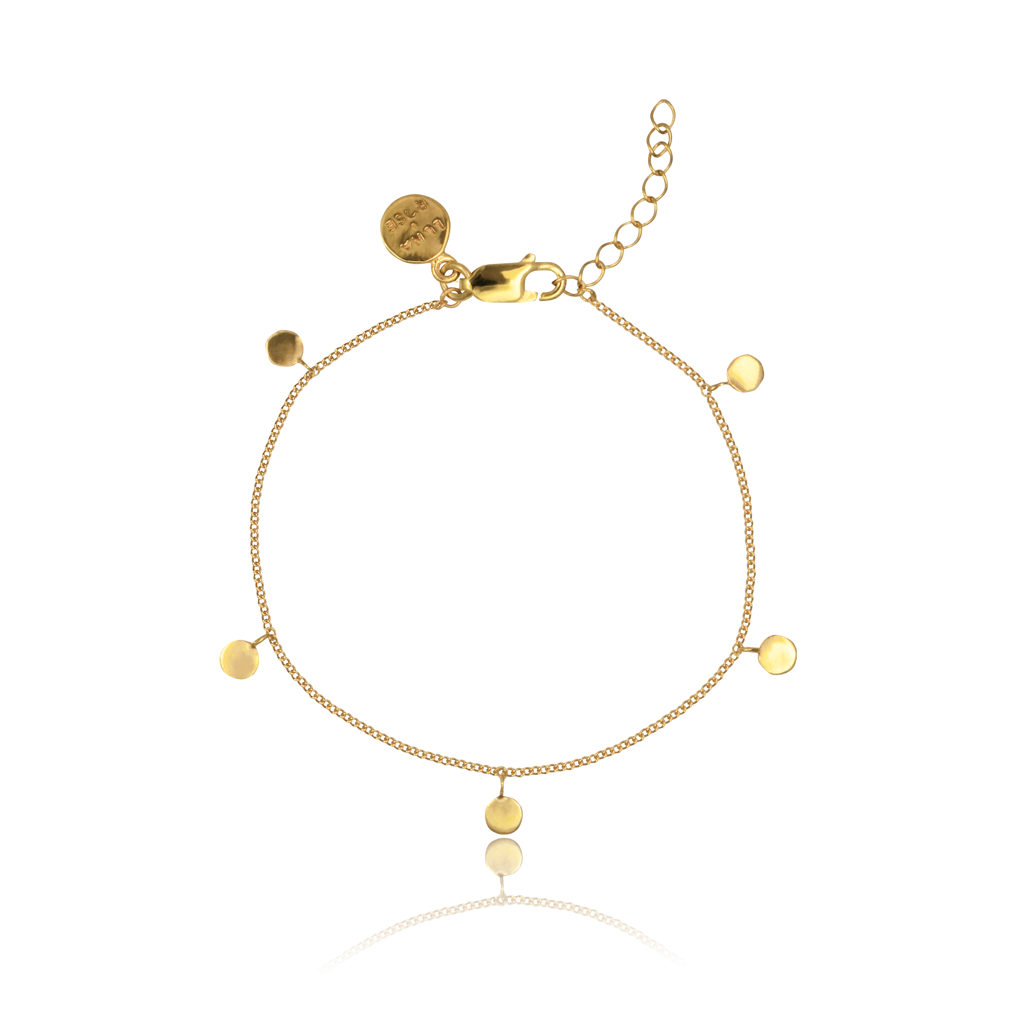 Liberty Droplet Anklet - Gold