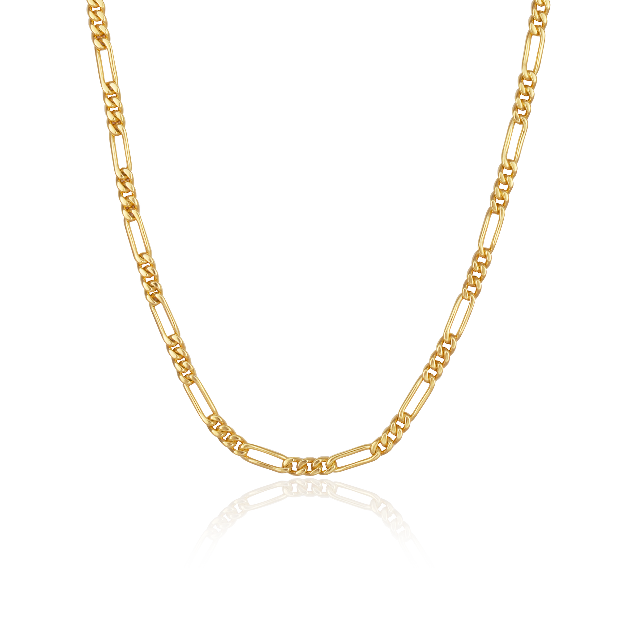 Minimalist Figari Chain Necklace - Gold