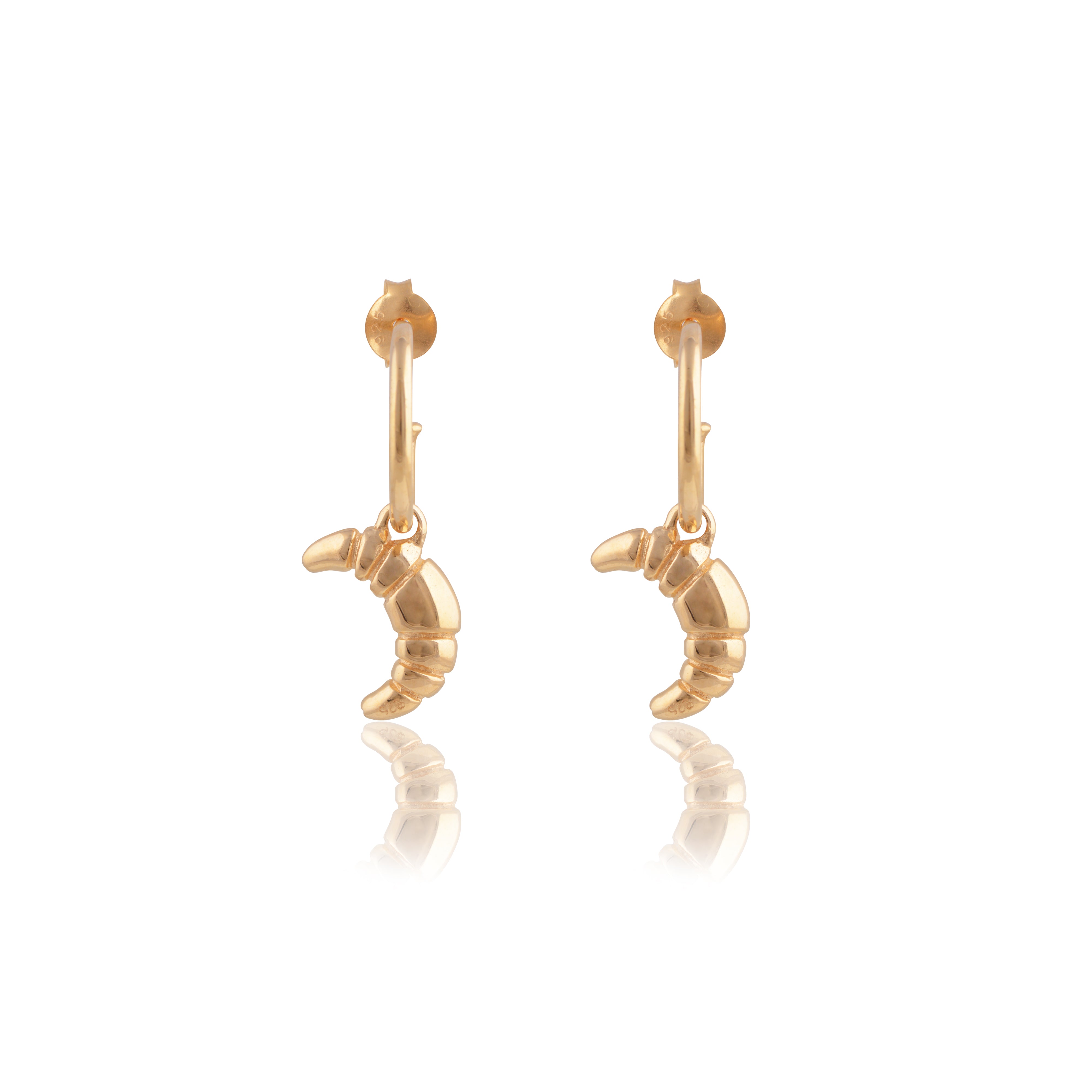 Croissant Earrings - ACME x Luna & Rose - GOLD
