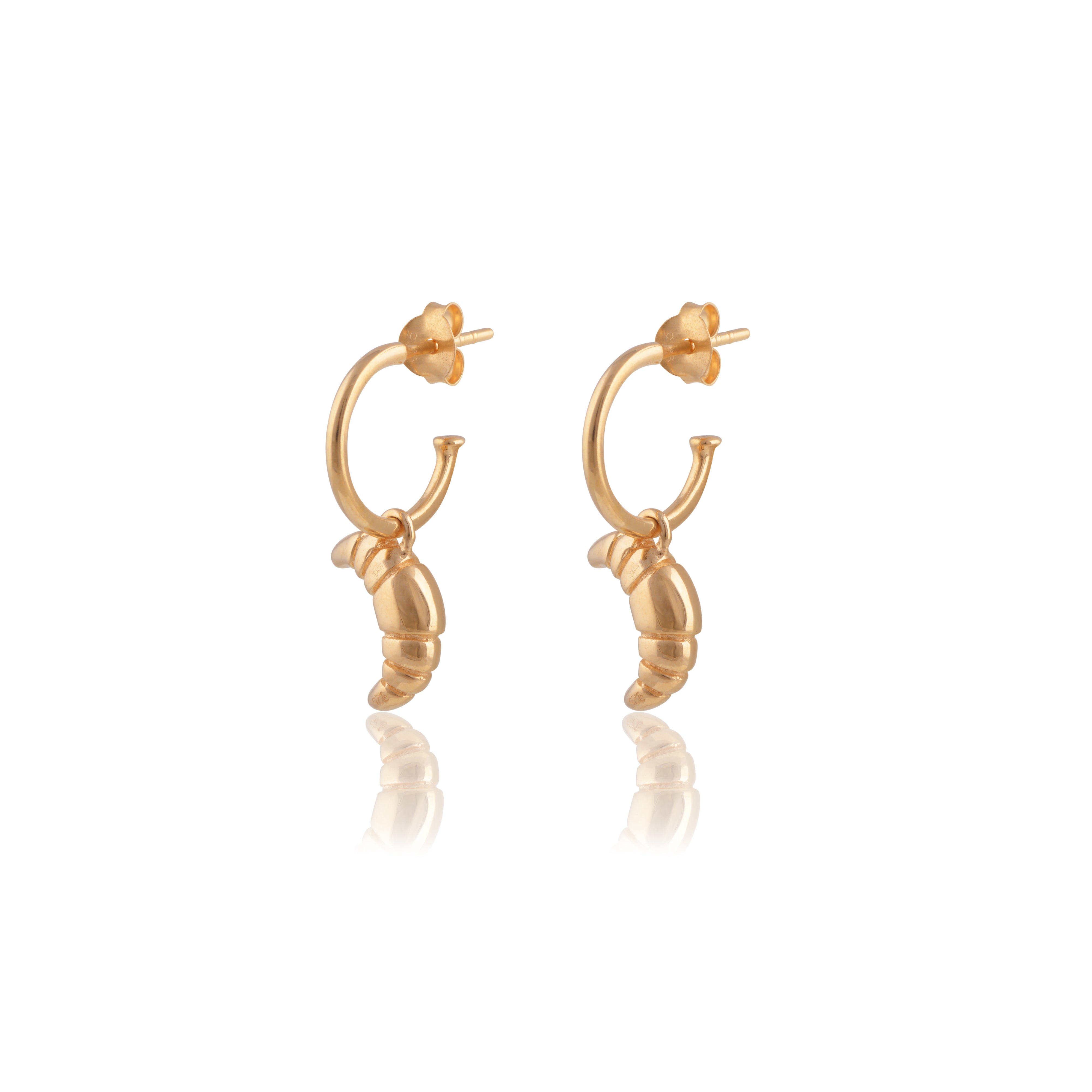Croissant Earrings - ACME x Luna & Rose - GOLD