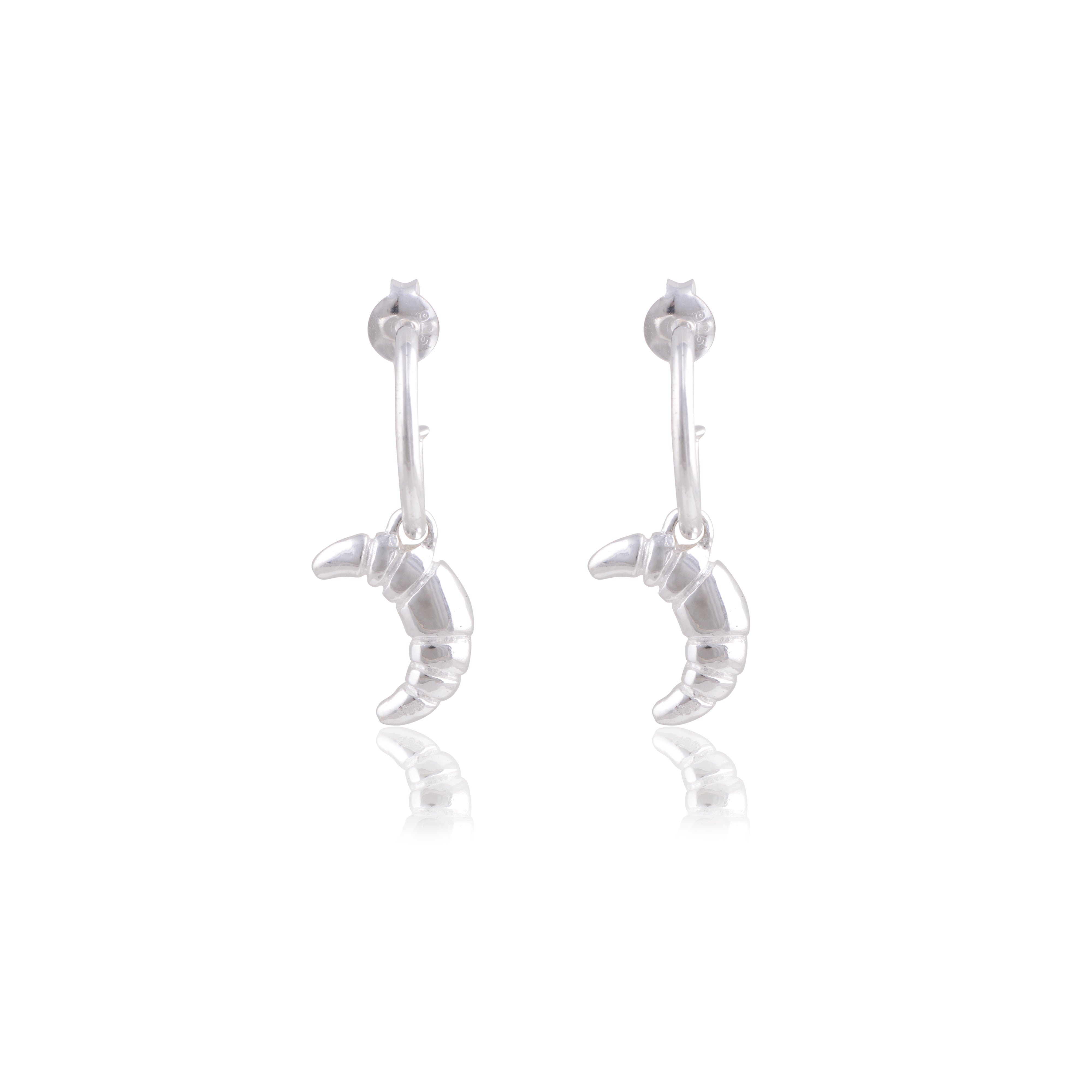 Croissant Earrings - ACME x Luna & Rose - SILVER