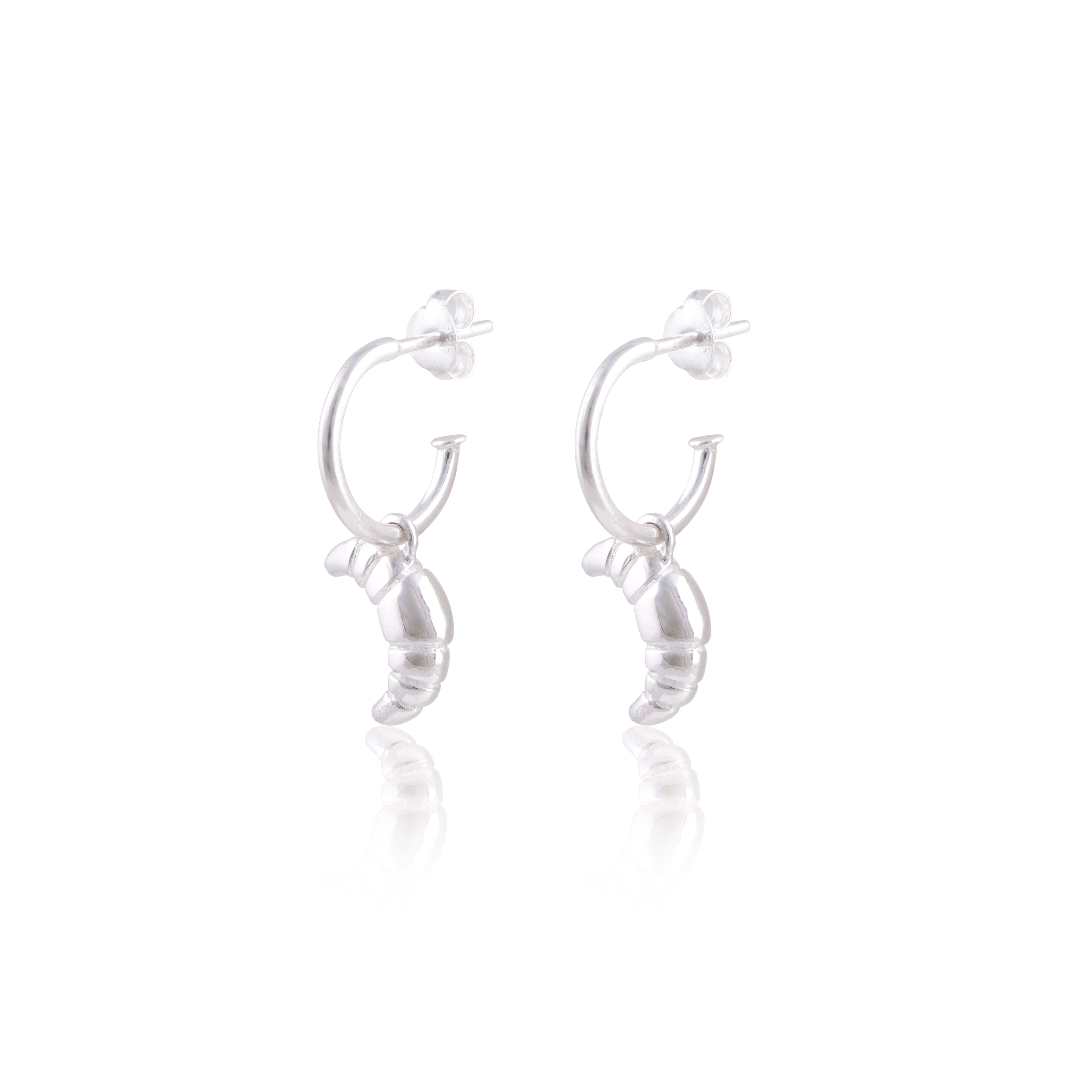 Croissant Earrings - ACME x Luna & Rose - SILVER