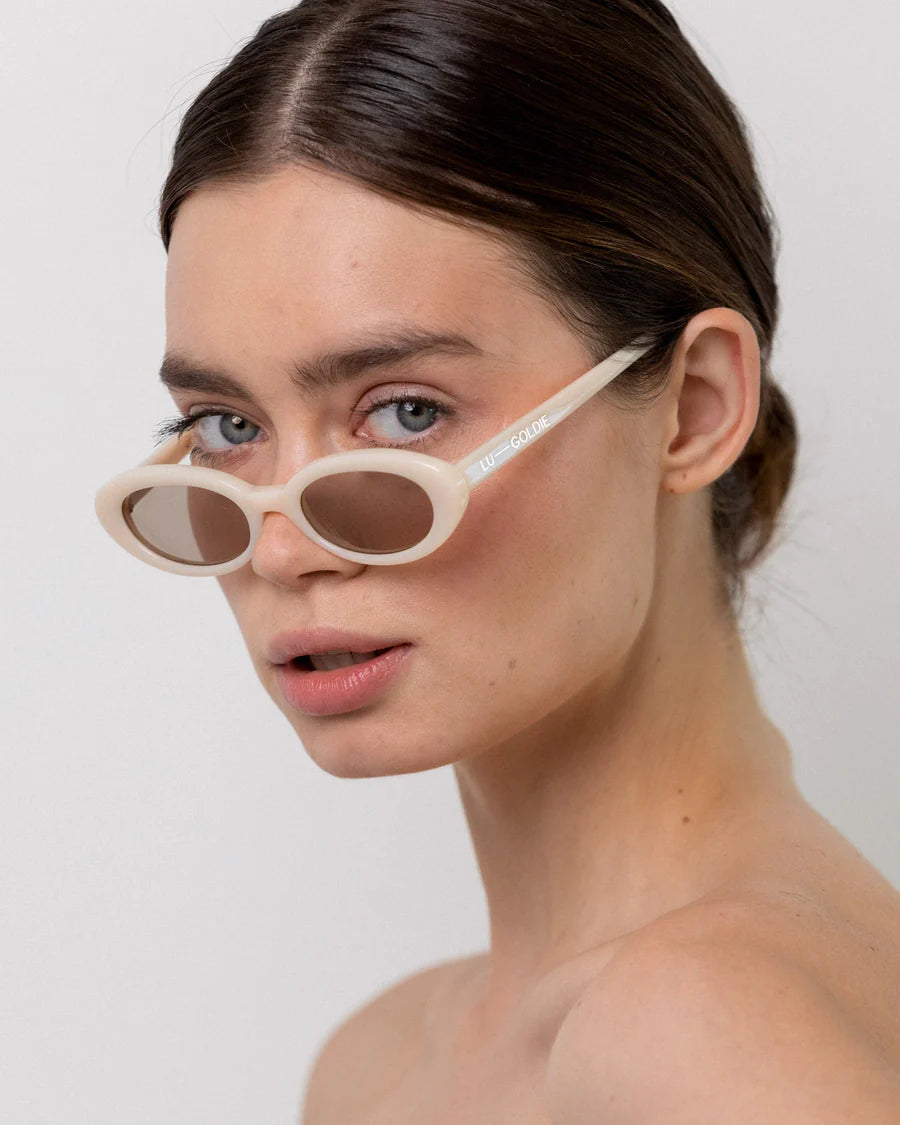 Luna & Rose Sunglasses Bali, Creme colour