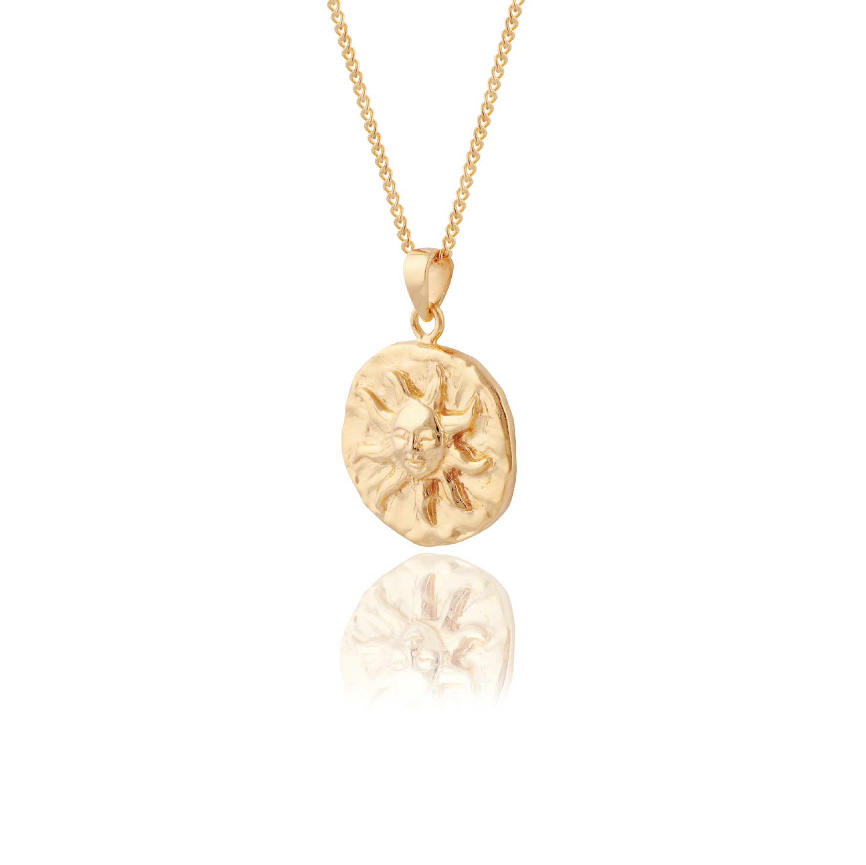 Neri x Luna & Rose - Alpha Necklace - Gold Sunshine pendant