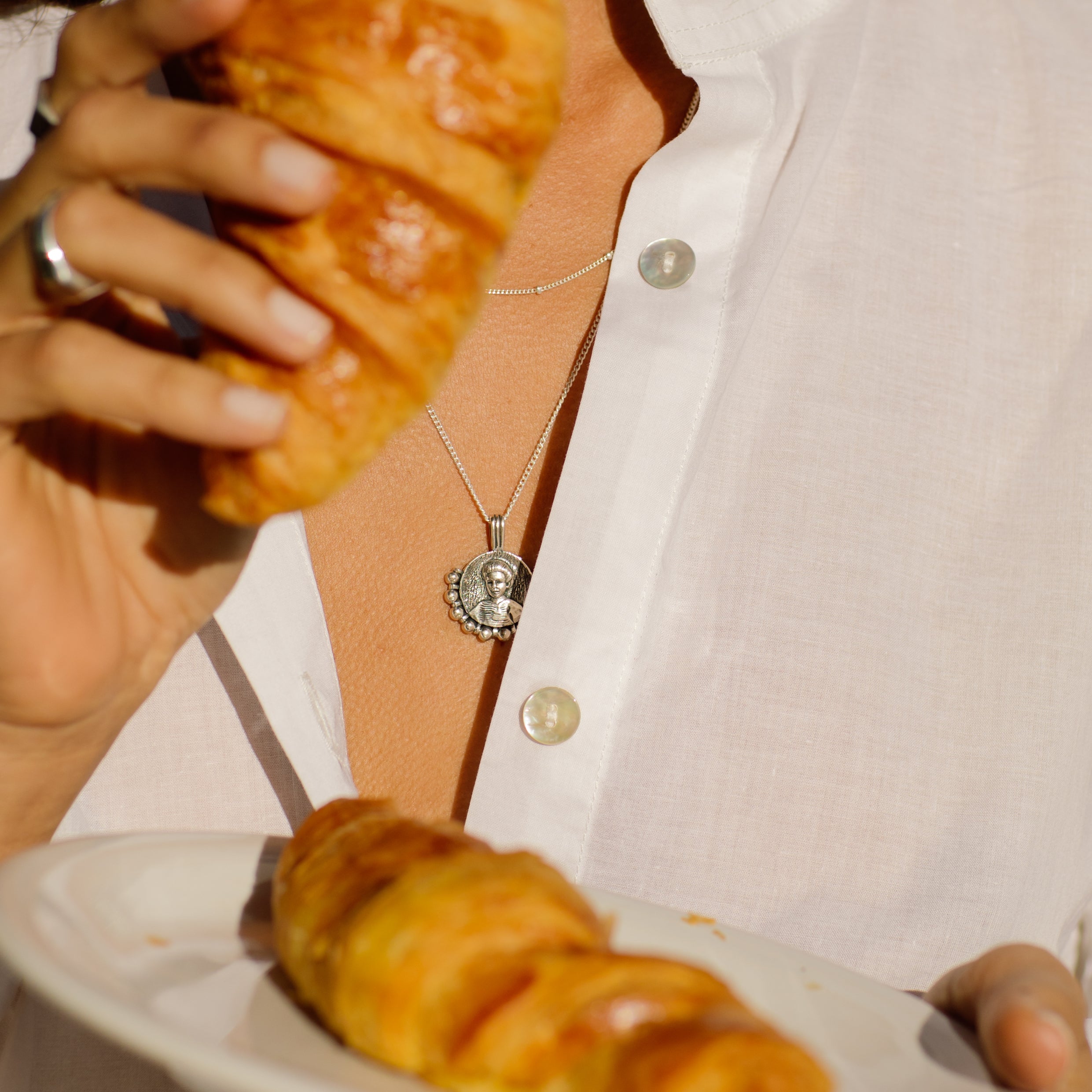 Kate Sheppard Pendant for Independence - CHARM ONLY - Silver