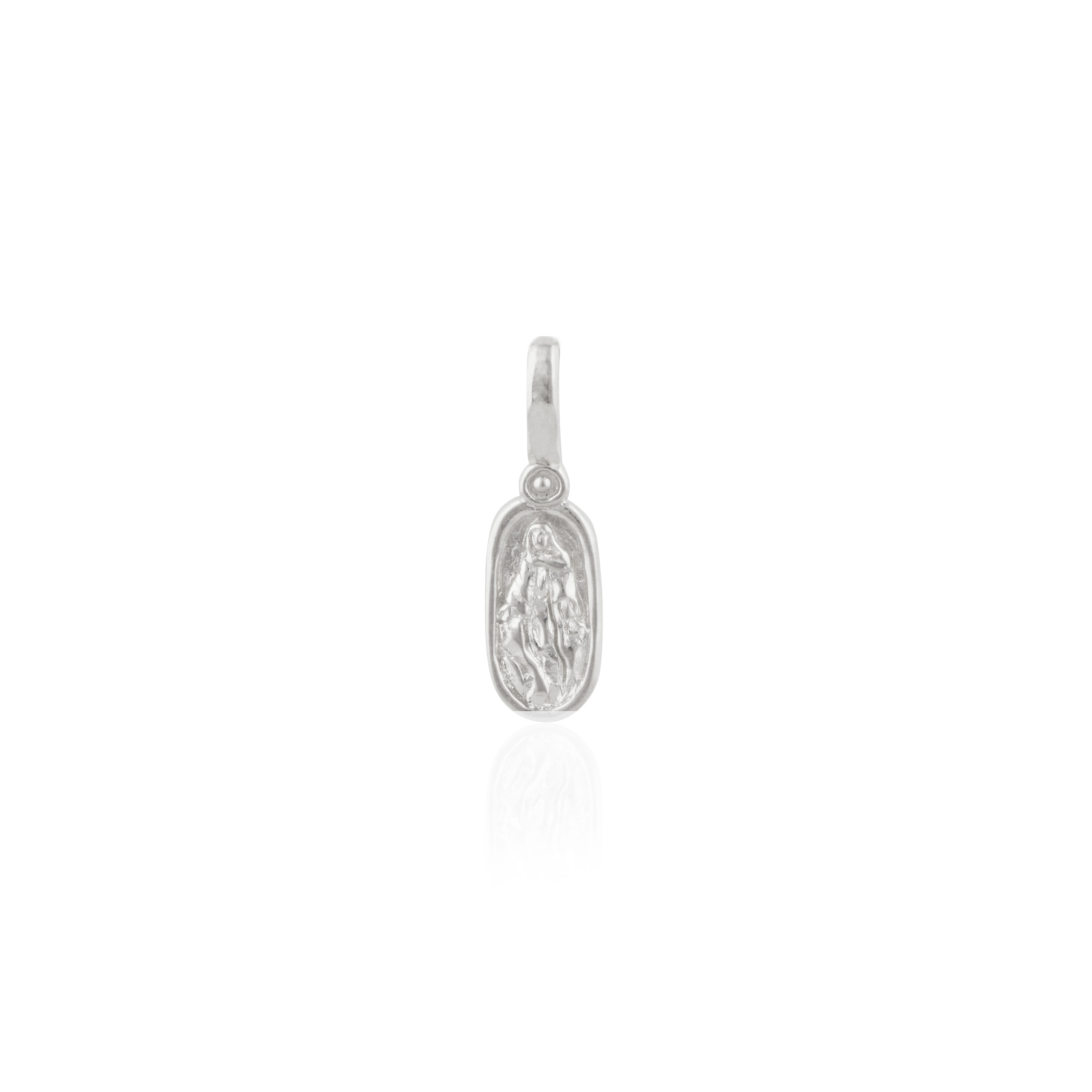 Virgin Mary - Symbol of Grace, Compassion & Love CHARM ONLY - Silver
