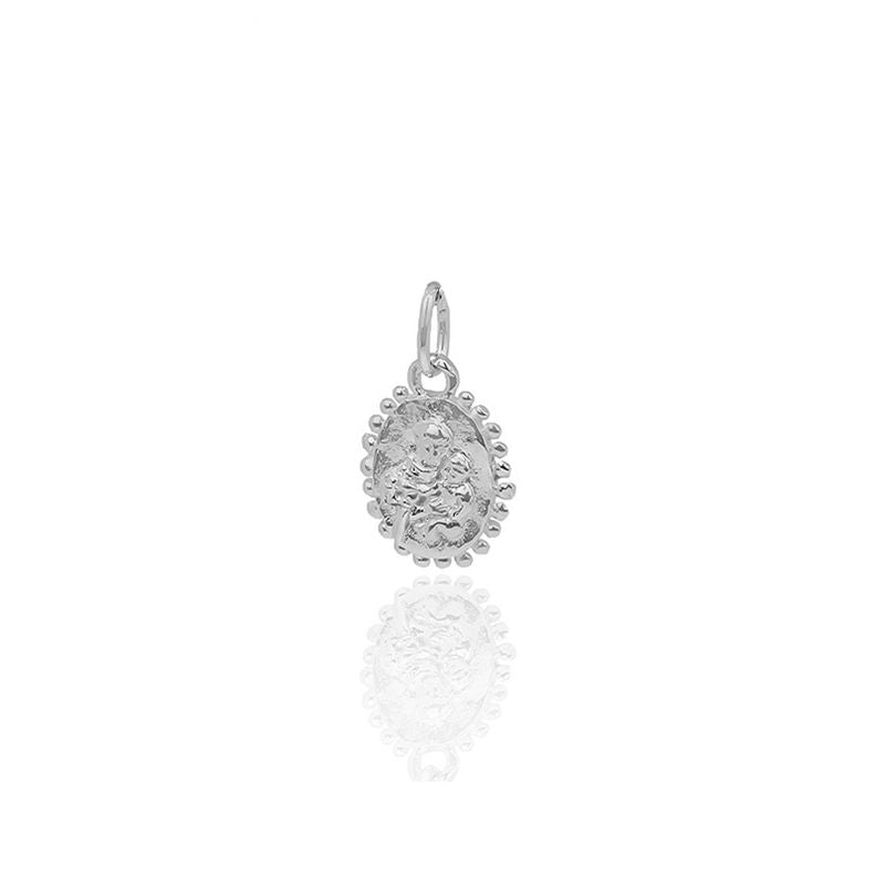 Mini St Anthony charm silver