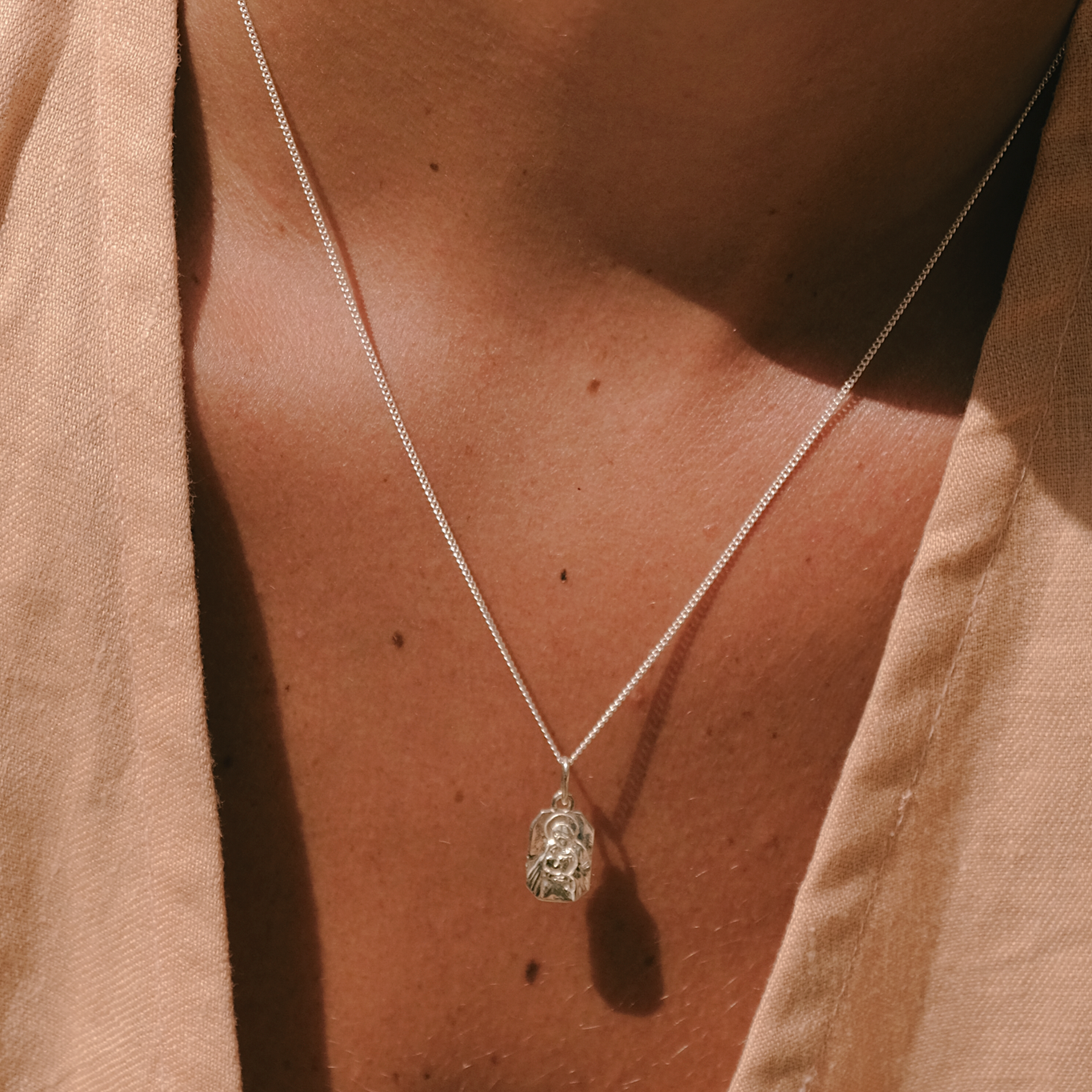 Mini St Anne - Patron Saint of Mothers, Grandmothers & Educators - Silver *Limited Edition*