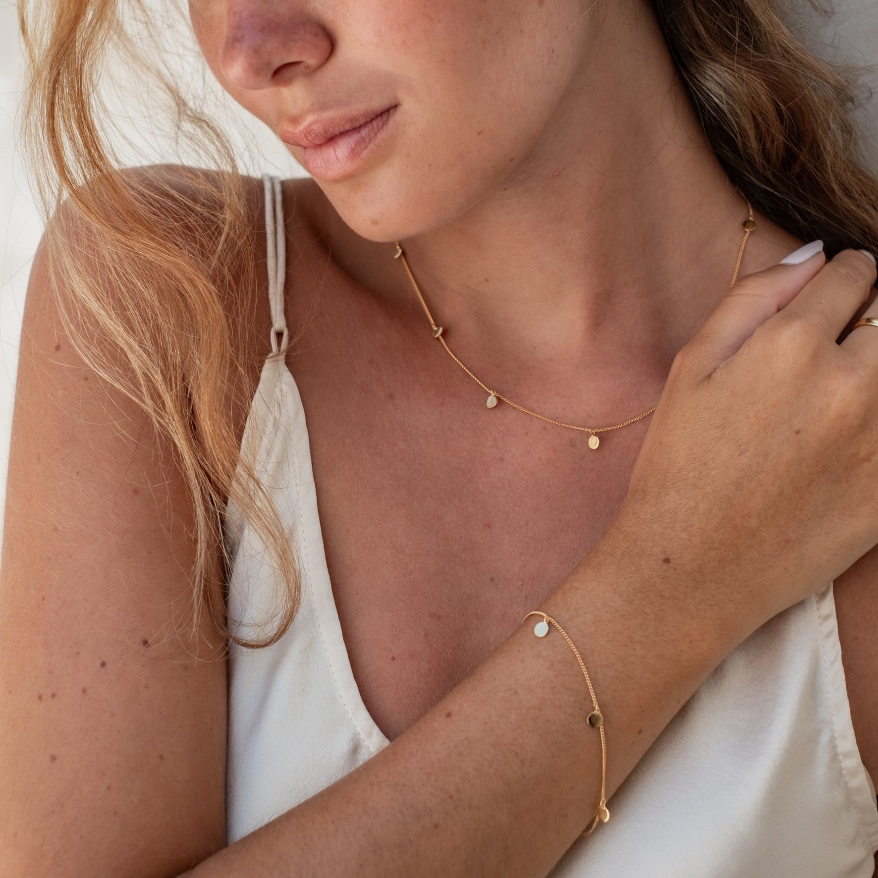 Liberty Droplet Anklet - Gold