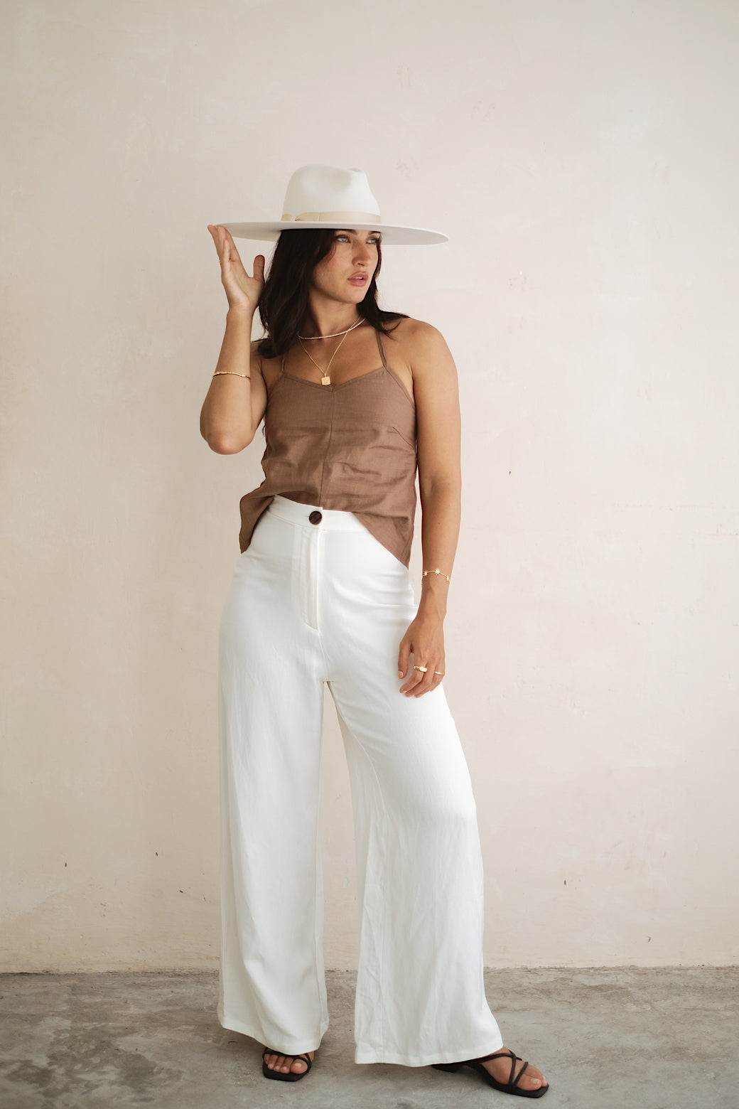 BANKS PANTS - Coconut White