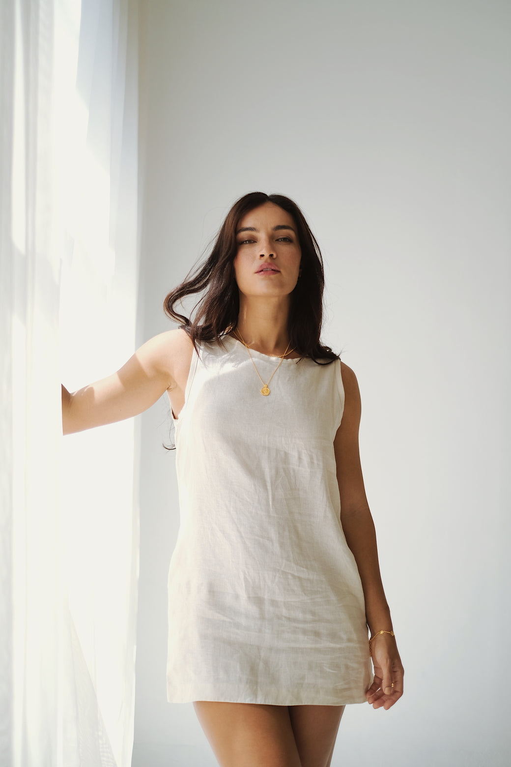 DOLLY DRESS - Macadamia