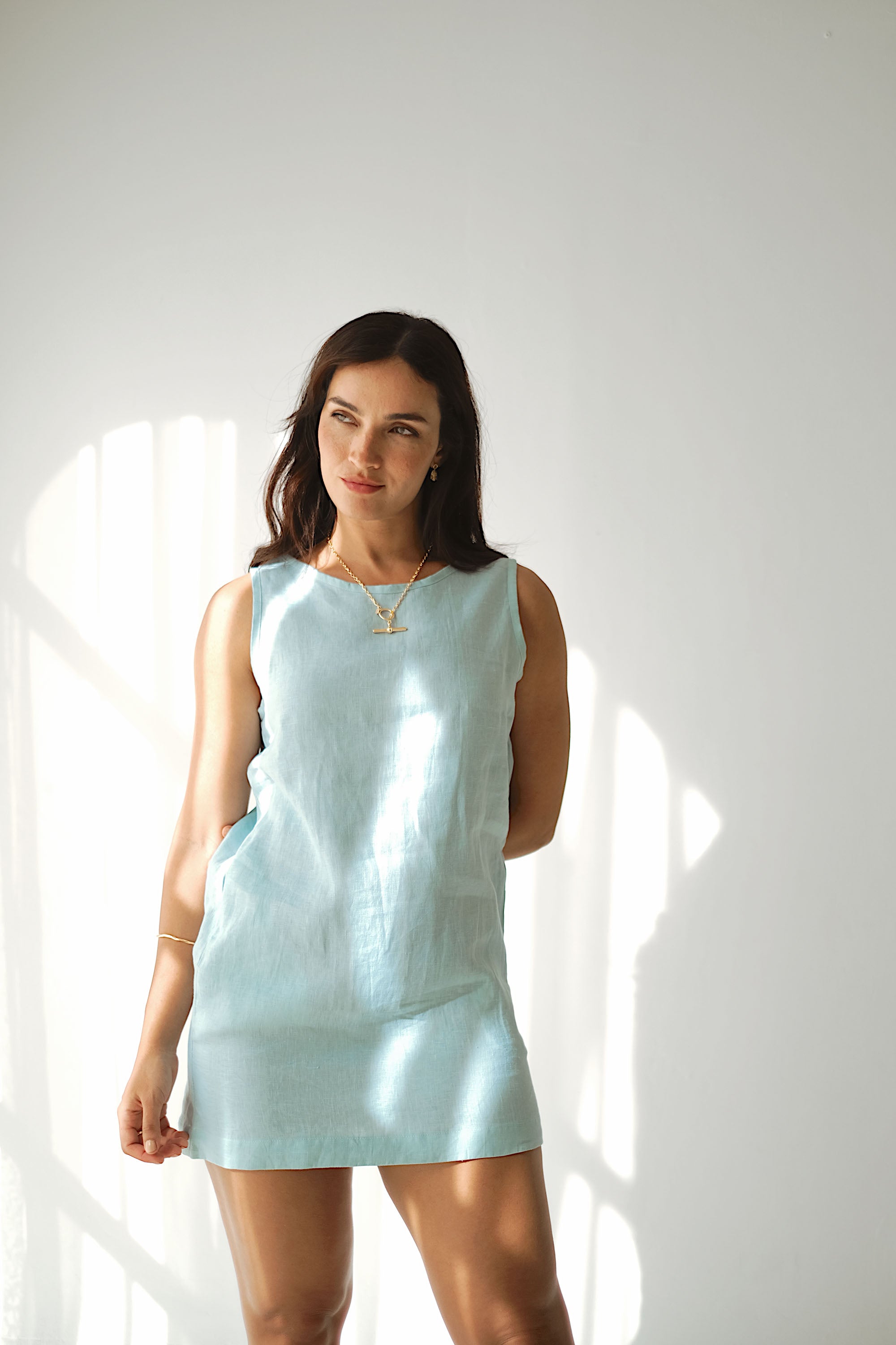 DOLLY DRESS - Sky Blue