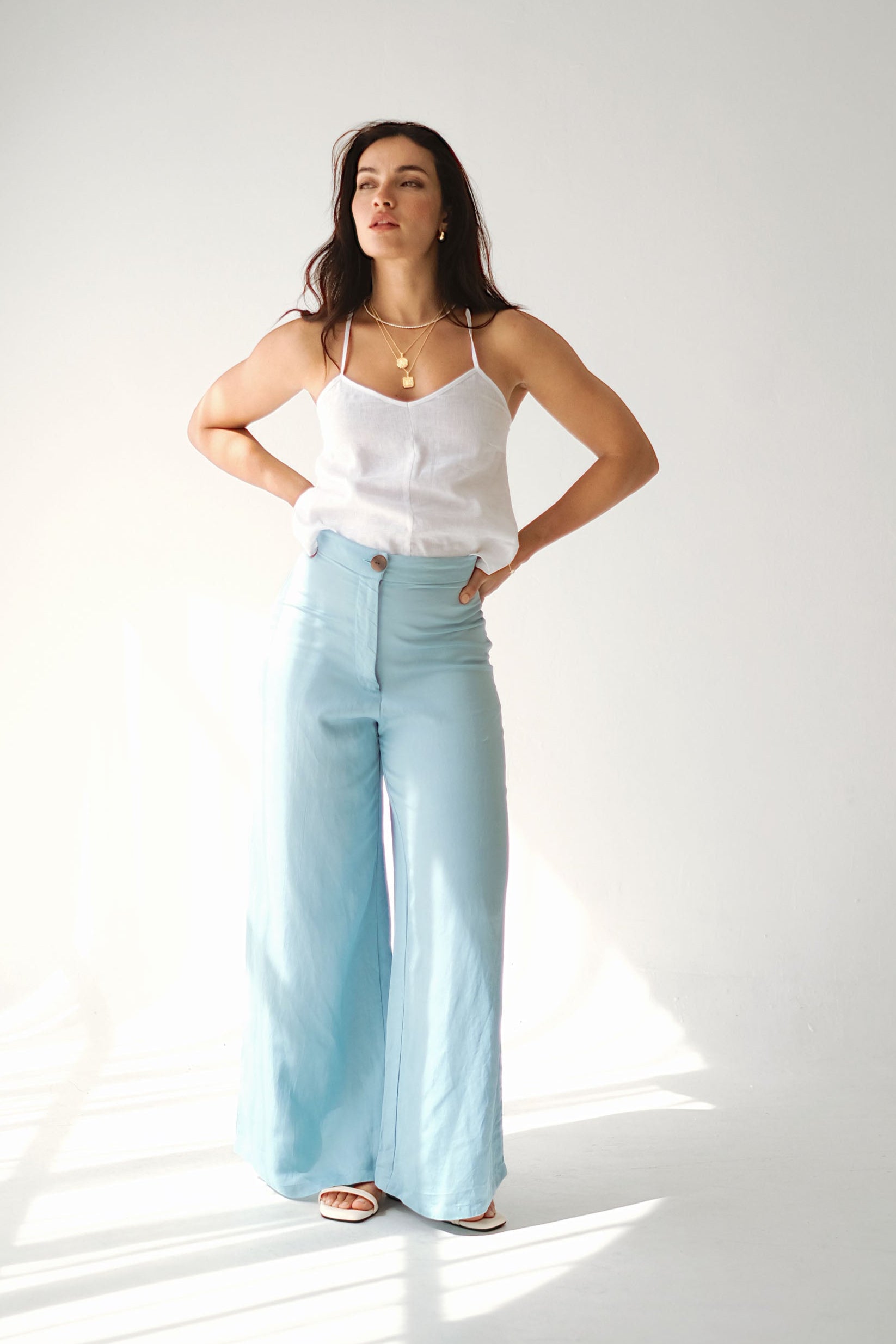 BANKS PANTS - Sky Blue