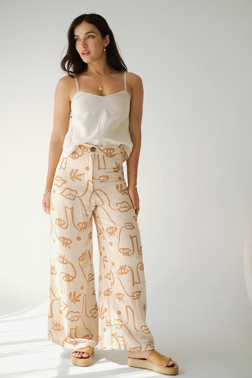 BANKS PANTS - Plant Eyes Sand