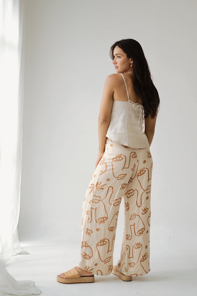 BANKS PANTS - Plant Eyes Sand