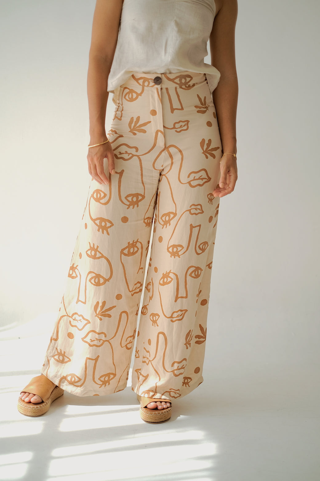 BANKS PANTS - Plant Eyes Sand