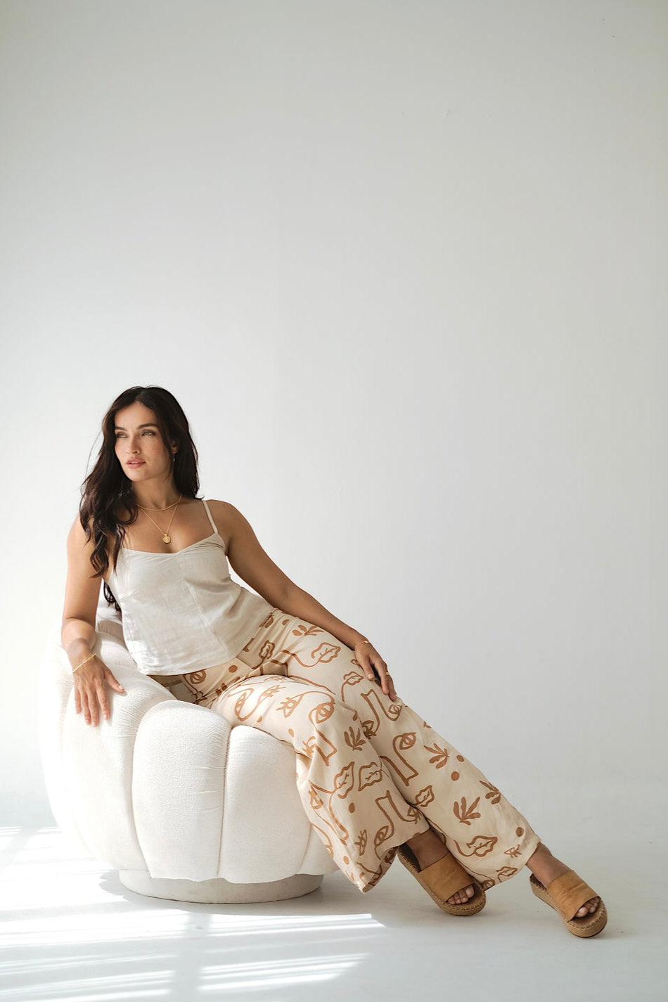 BANKS PANTS - Plant Eyes Sand