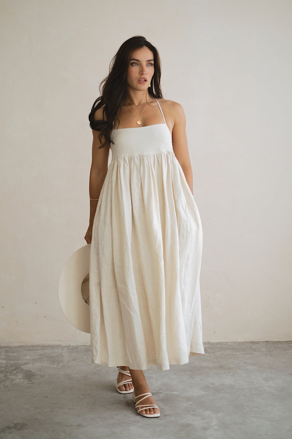 JUNIPER DRESS - Macadamia