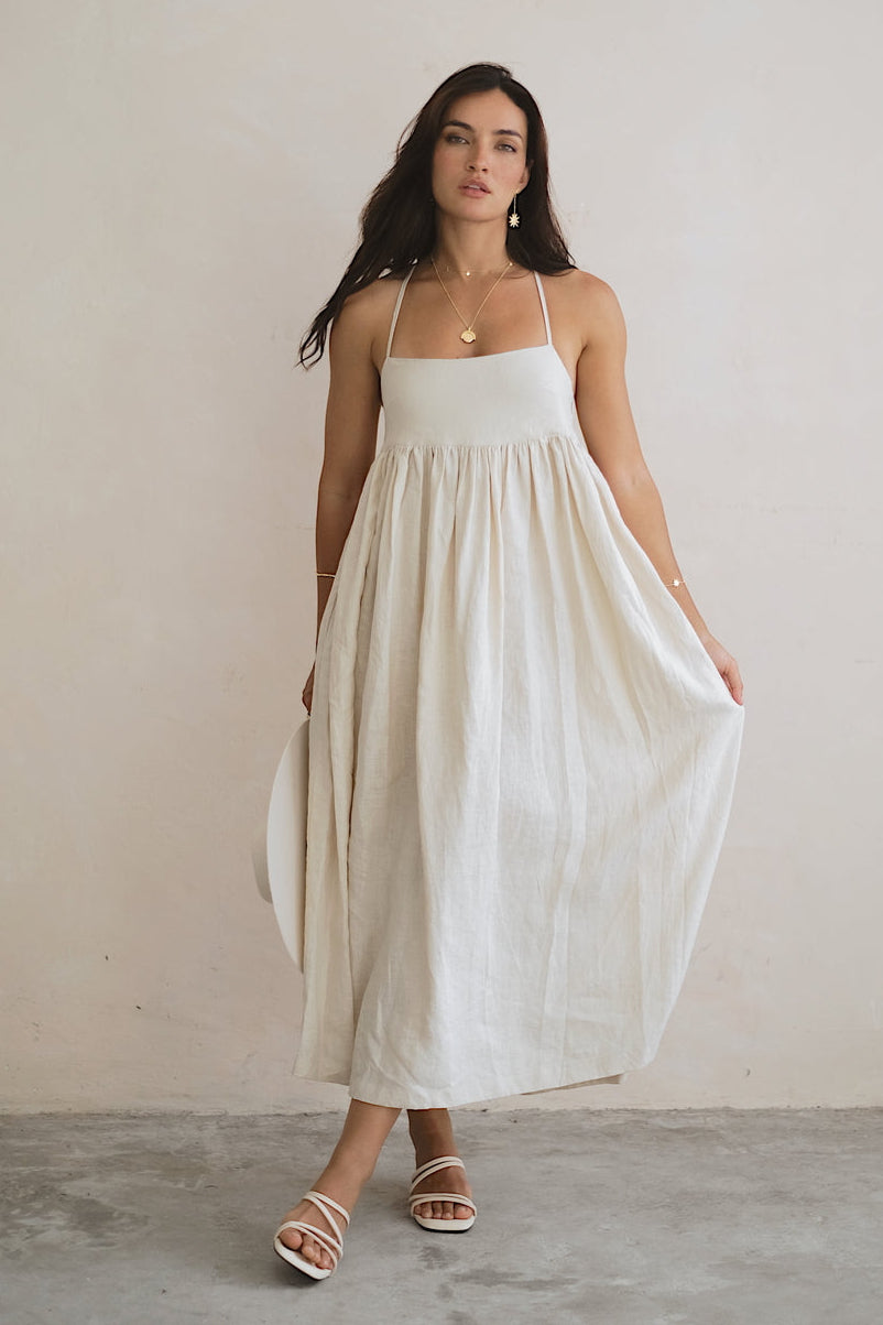 JUNIPER DRESS - Macadamia