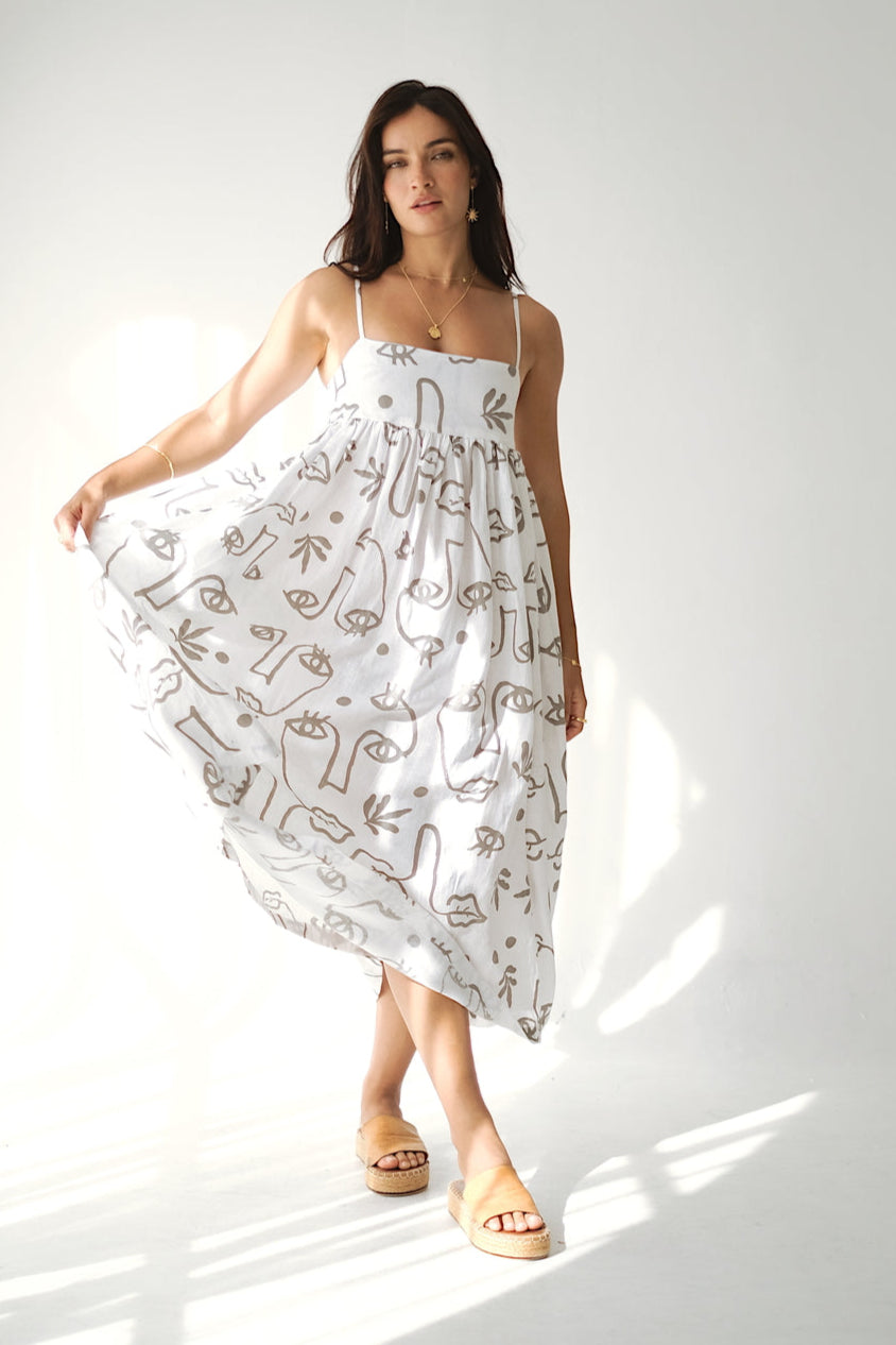 JUNIPER DRESS - Plant Eyes Sage